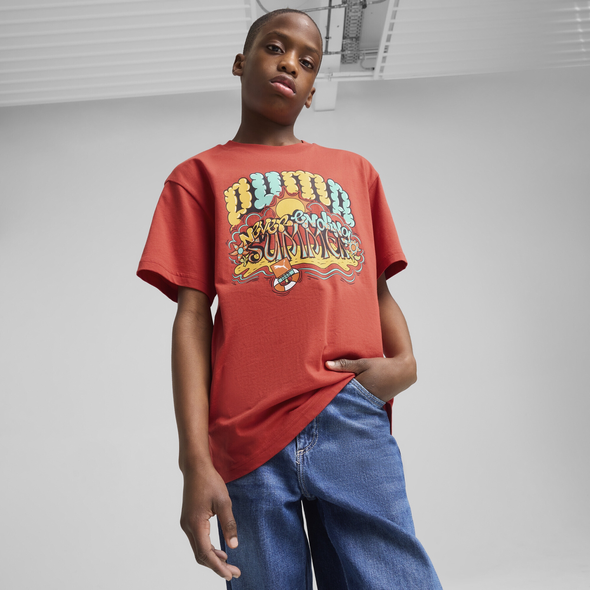 PUMA T-Shirt »Graphics T-Shirt III Jungen«