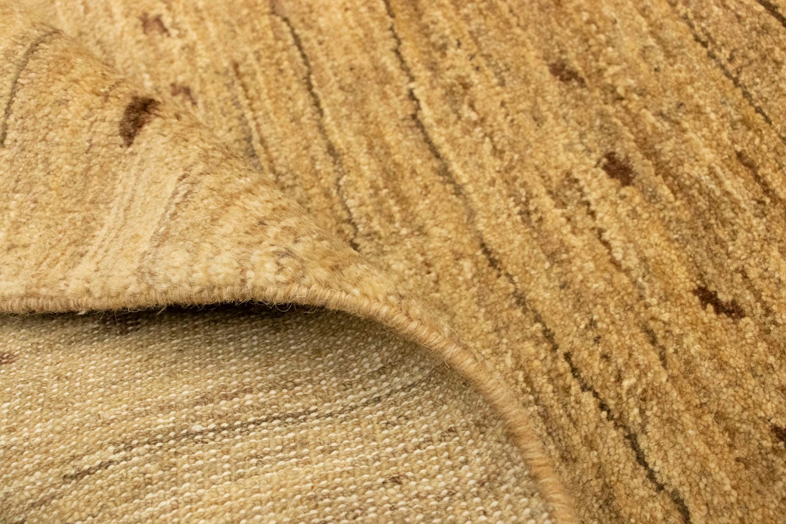 morgenland Wollteppich »Gabbeh Teppich handgeknüpft BAUR rechteckig, | natur«, handgeknüpft