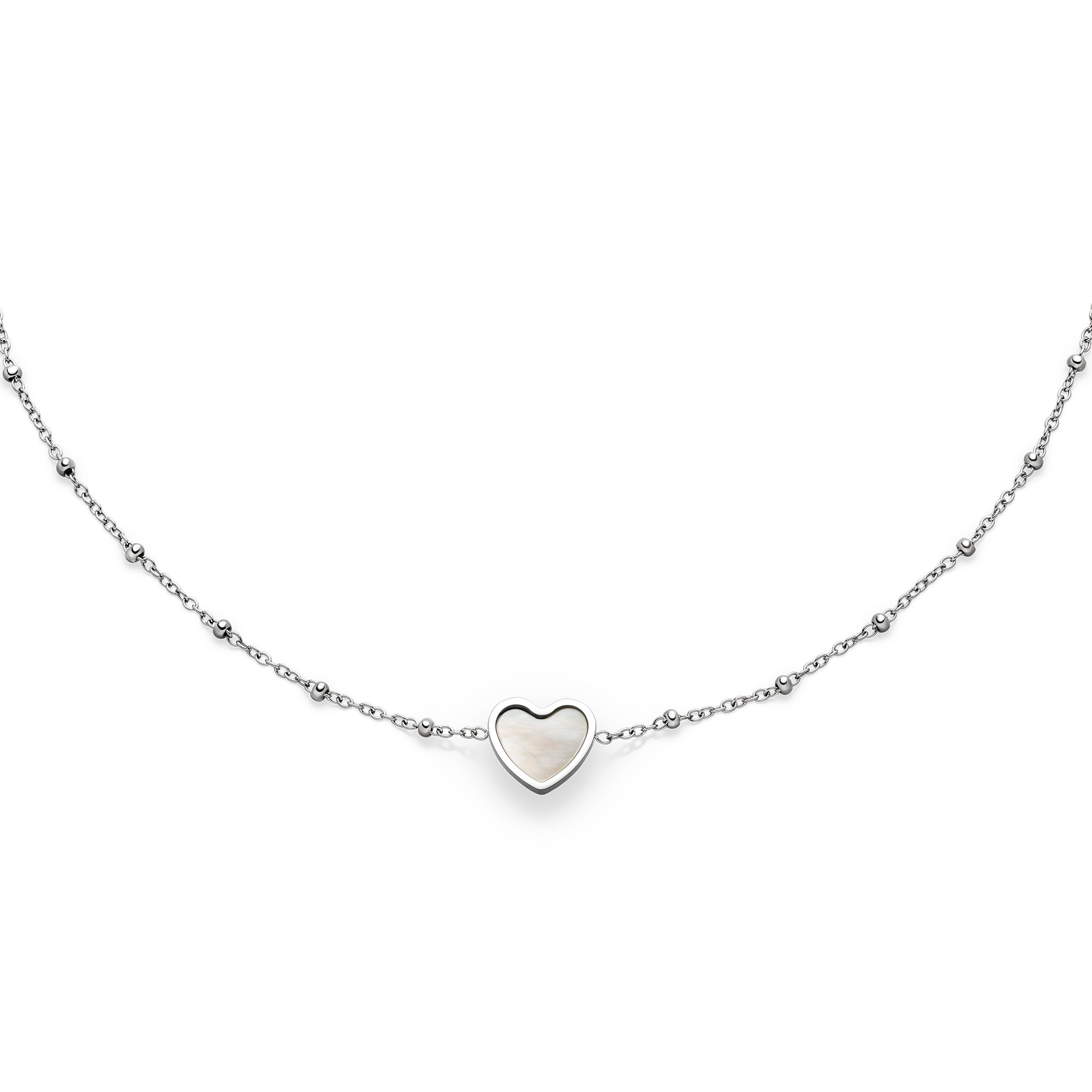 s.Oliver Armband »Pearl Heart, Herz« mit Perlmutt (synth.)
