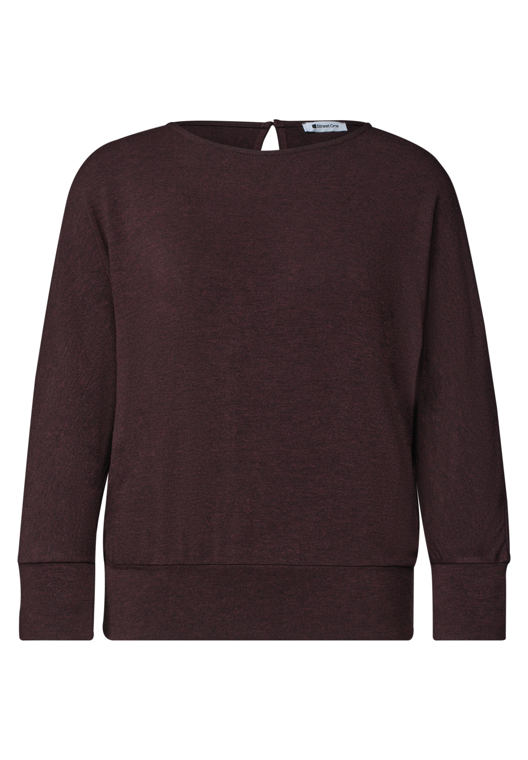 STREET ONE Langarmshirt mit Fledermausärmeln