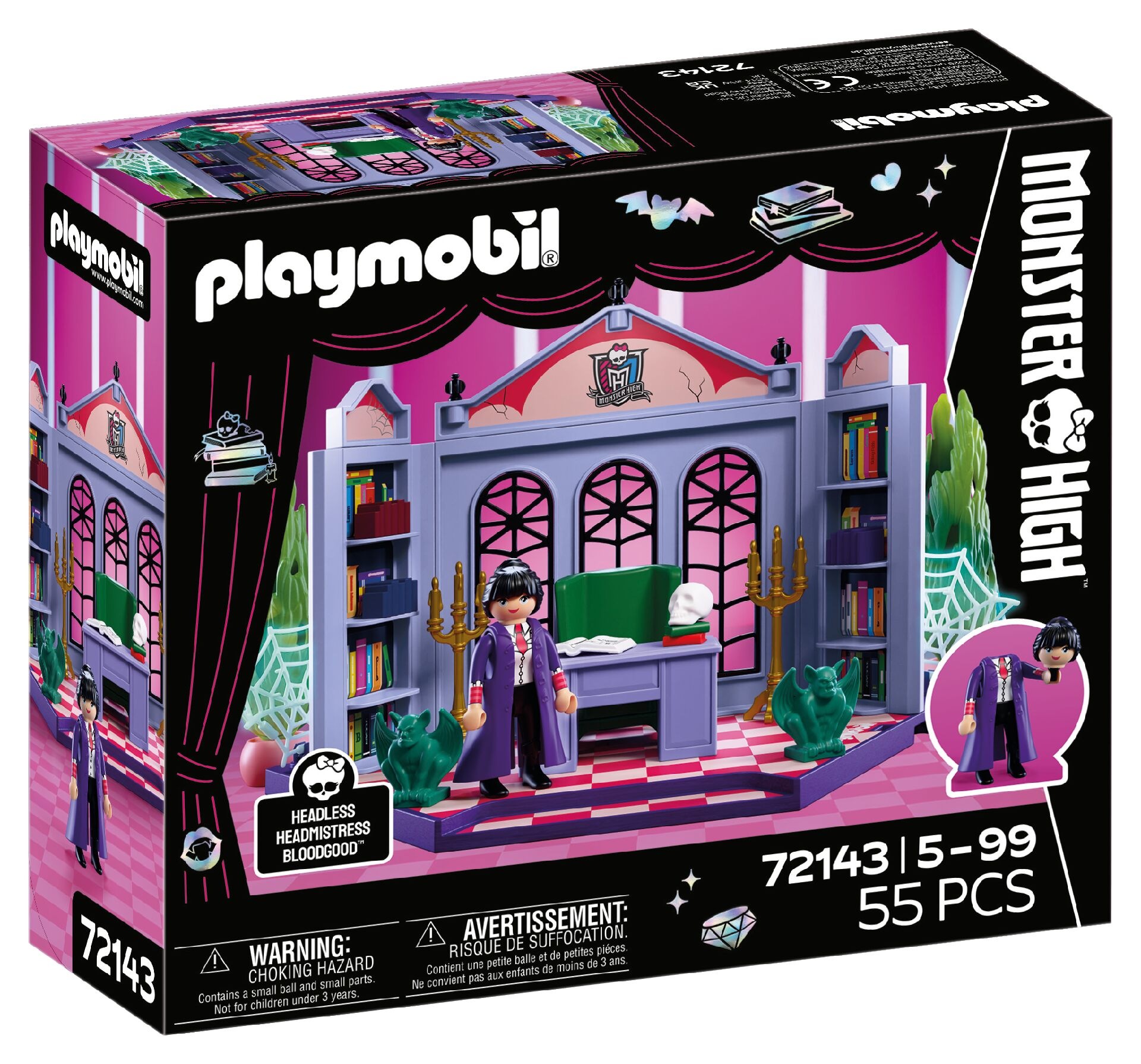 Playmobil® Konstruktions-Spielset »Bloodgood's BüroTM (72143), Monster High™« Made in Europe