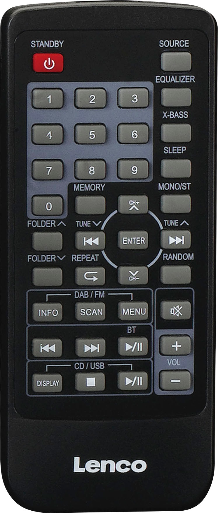 Lenco Boombox »SCD-720SI«, (Digitalradio (DAB+)
