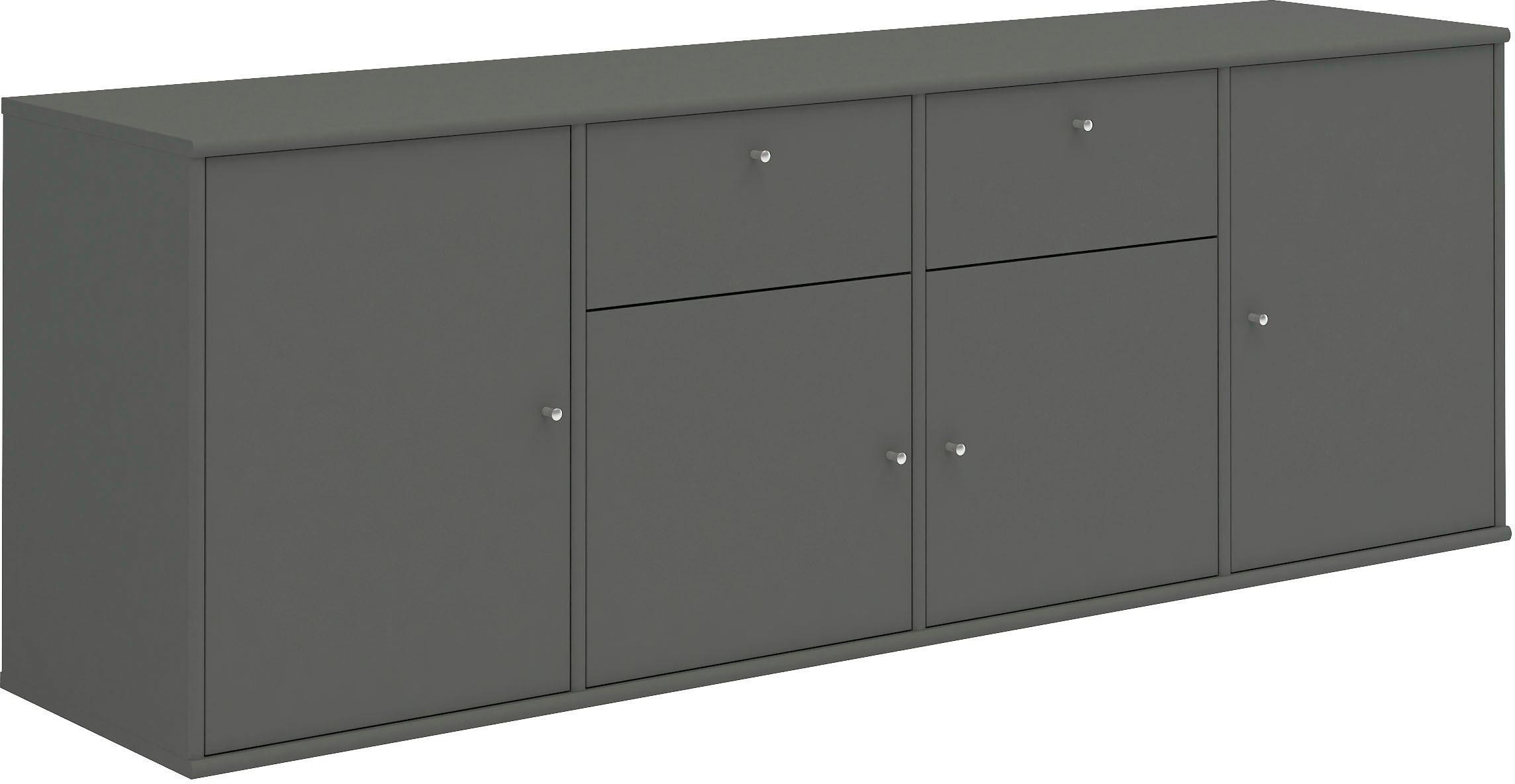Hammel Furniture Sideboard »Mistral, Hochwertig Schrank, hängend/stehend montierbar«, mit Türen und Schubladen, B: 177 cm, anpassungsbar Designmöbel