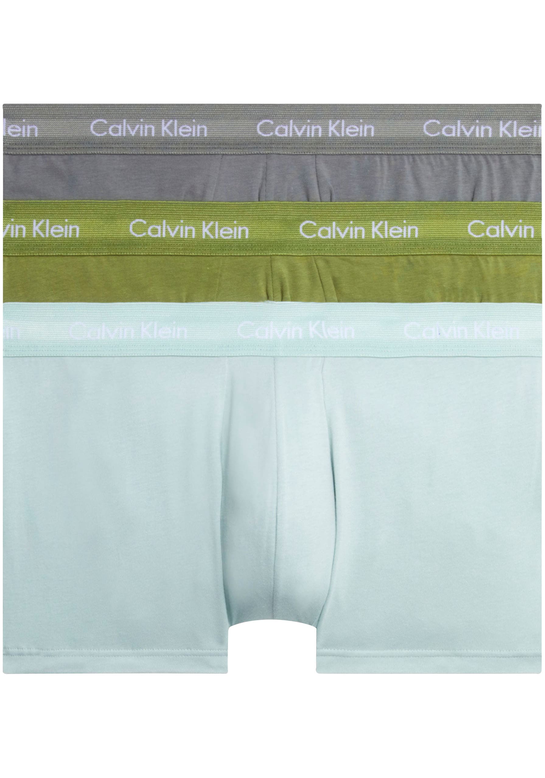 Calvin Klein Underwear Trunk "LOW RISE TRUNK 3PK", (Packung, 3er-Pack), mit Logo-Elastikbund
