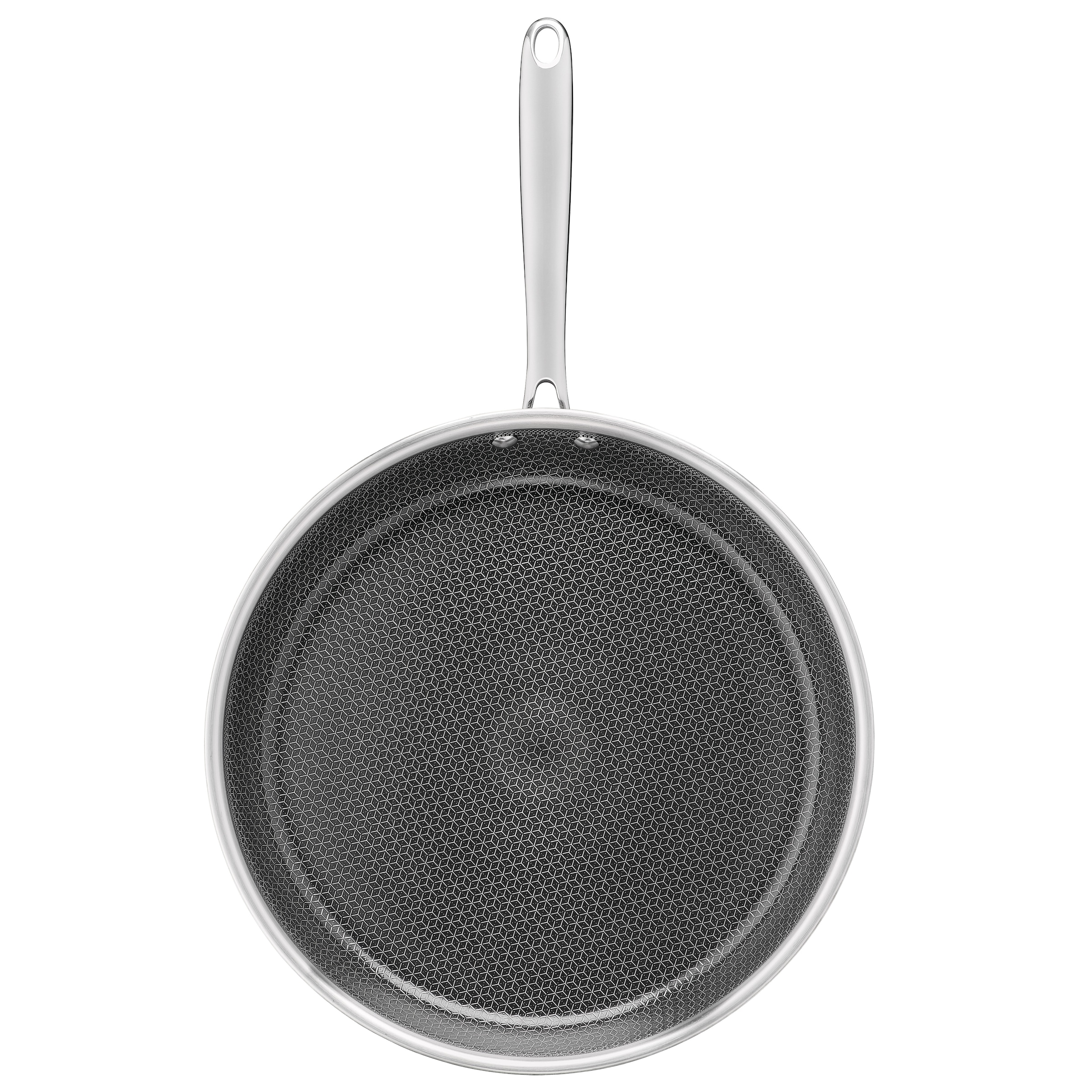 Tefal Bratpfanne »Master Mesh« Edelstahl 1 tlg. HybridMesh-Technologie, mineralische Oberfläche, induktionsgeeignet