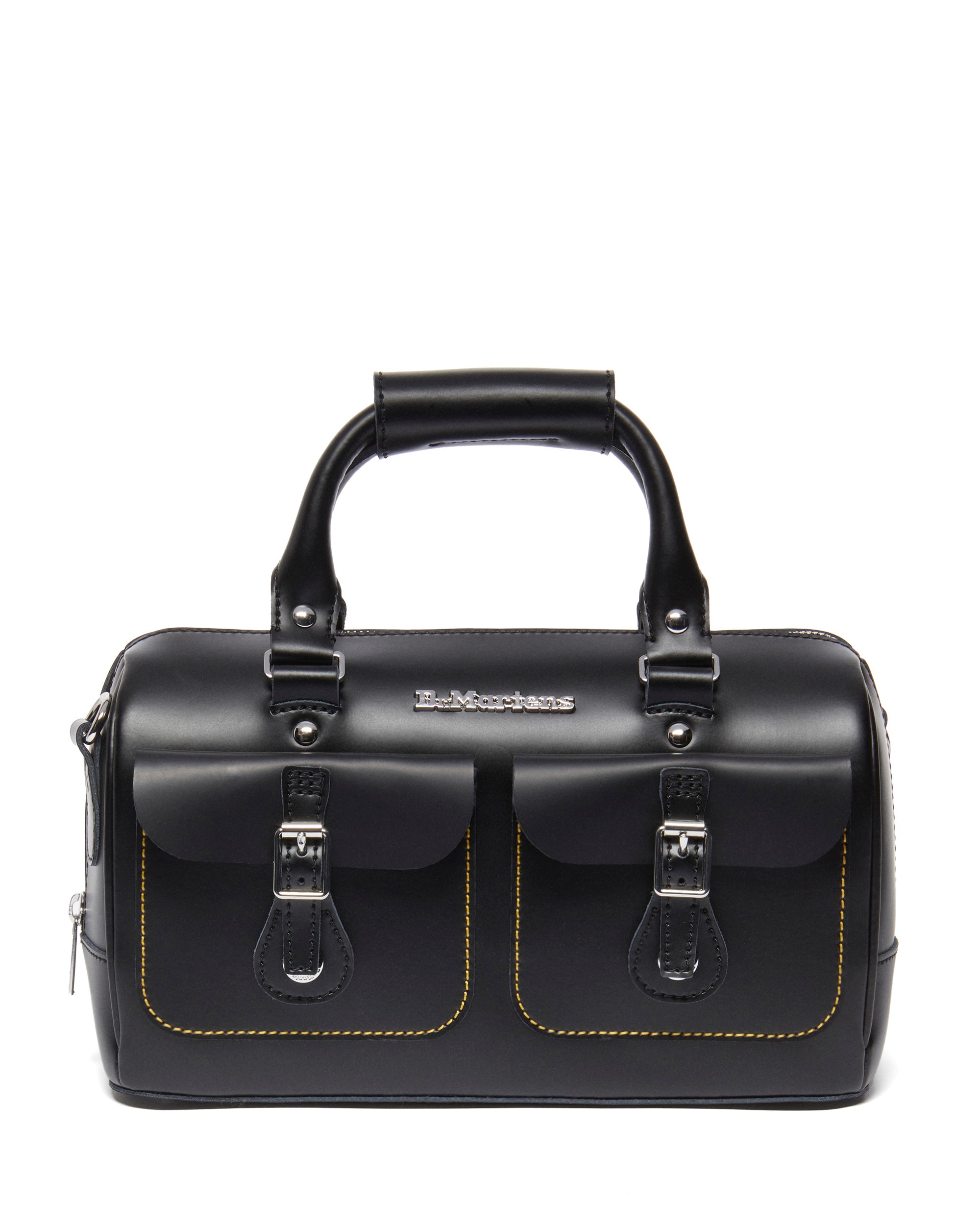 DR. MARTENS Henkeltasche Damen Handtasche, Umhängetasche mit edlem Logo-Schmuckelement