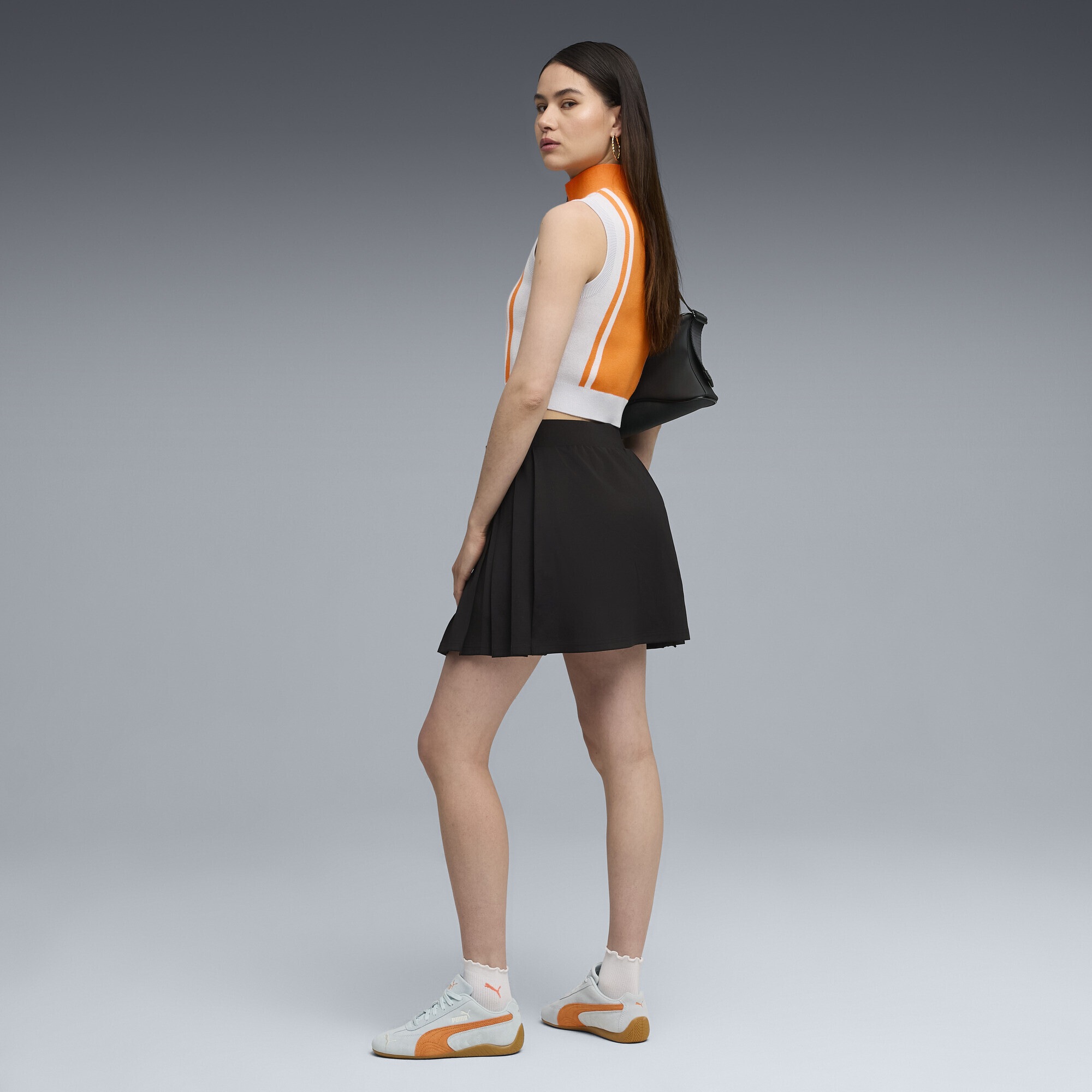 PUMA Jerseyrock »Wardrobe Essentials Faltenrock Damen«