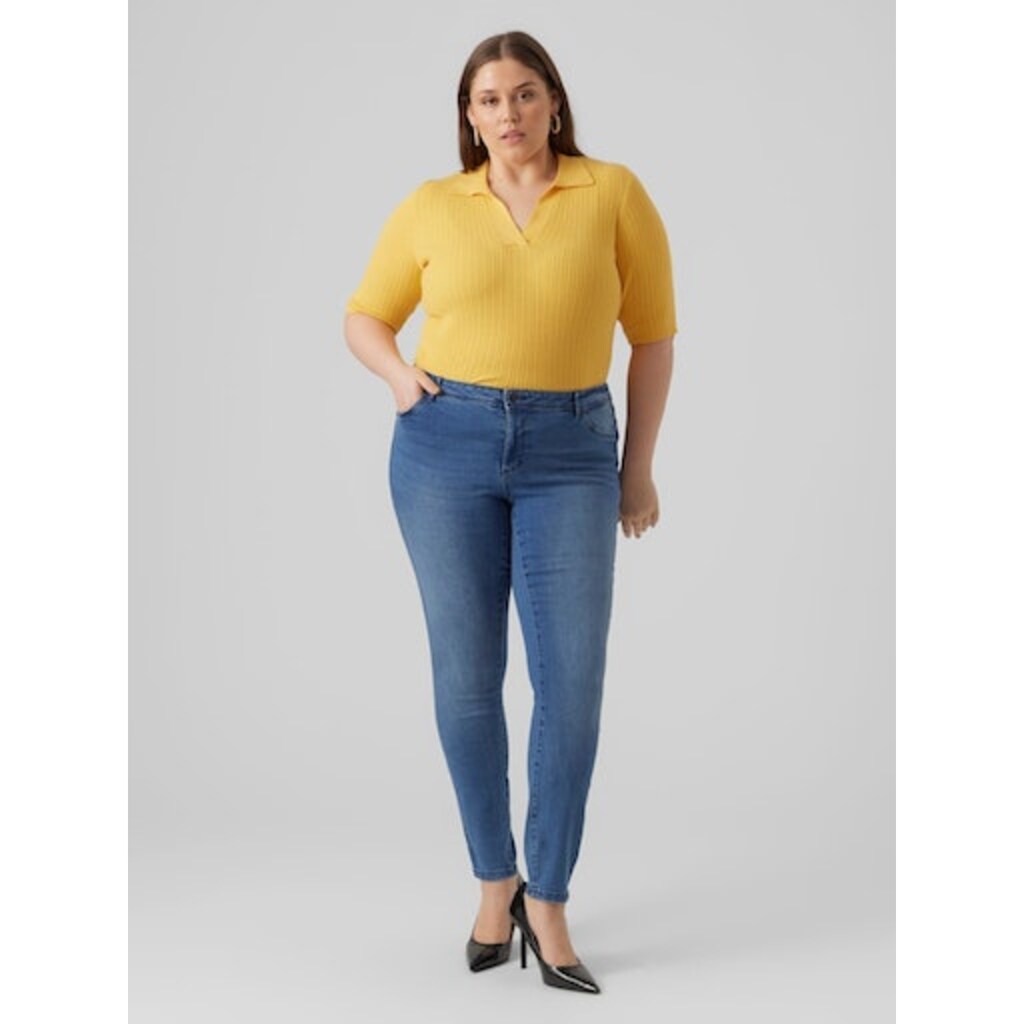 Vero Moda Curve Slim-fit-Jeans »VMFANYA SLIM JEANS MB GA CUR NOOS«