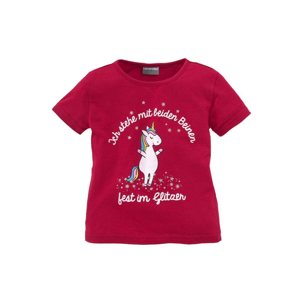 KIDSWORLD T-Shirt »für kleine Mädchen«