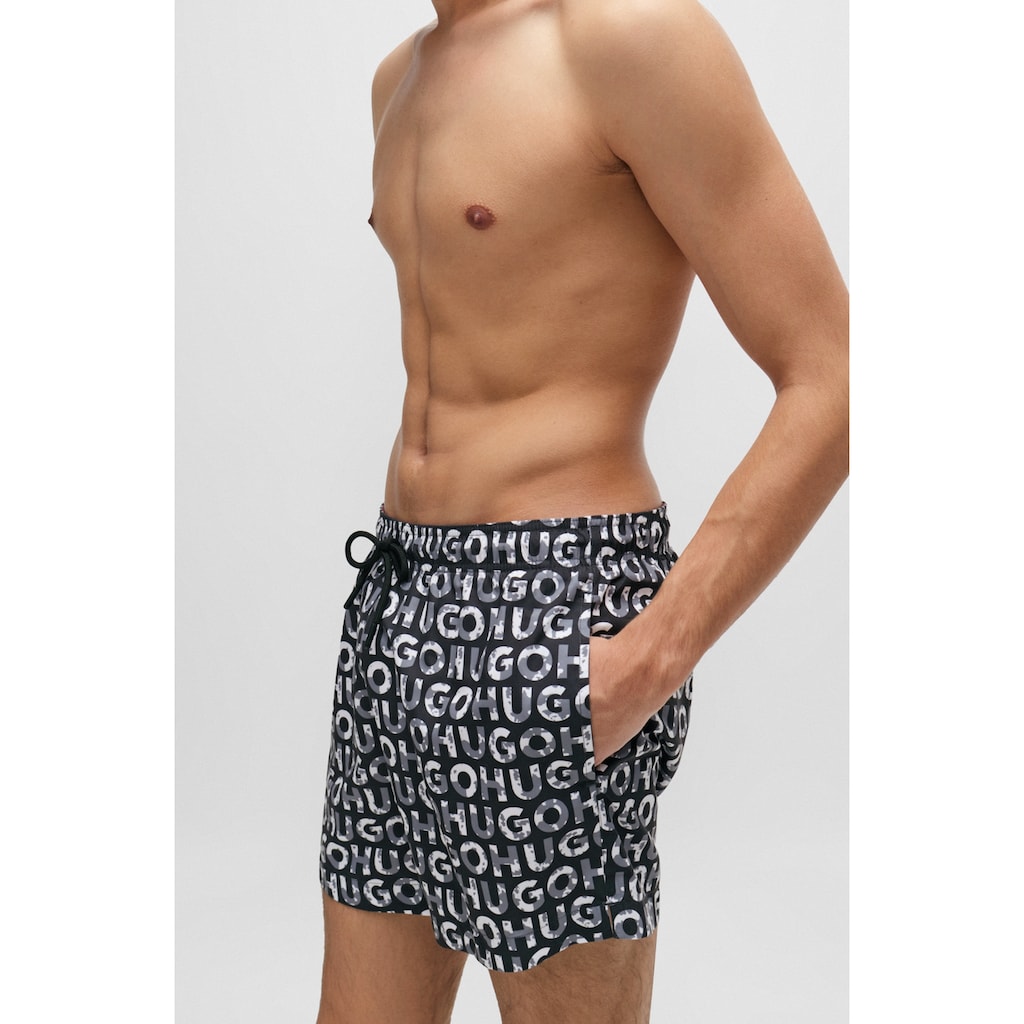 HUGO Badeshorts »TORTUGA«, mit Print