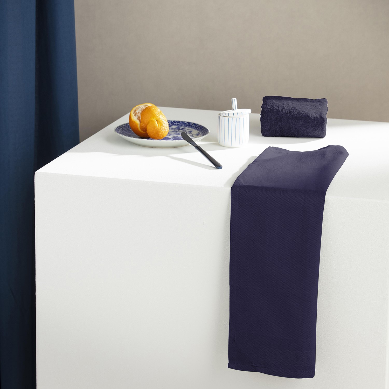 Thumbnail - DDDDD Geschirrtuch "Logo aus 100% Baumwolle, 60x65 cm" Jacquard-Gewebe, sehr saugstark und langlebig