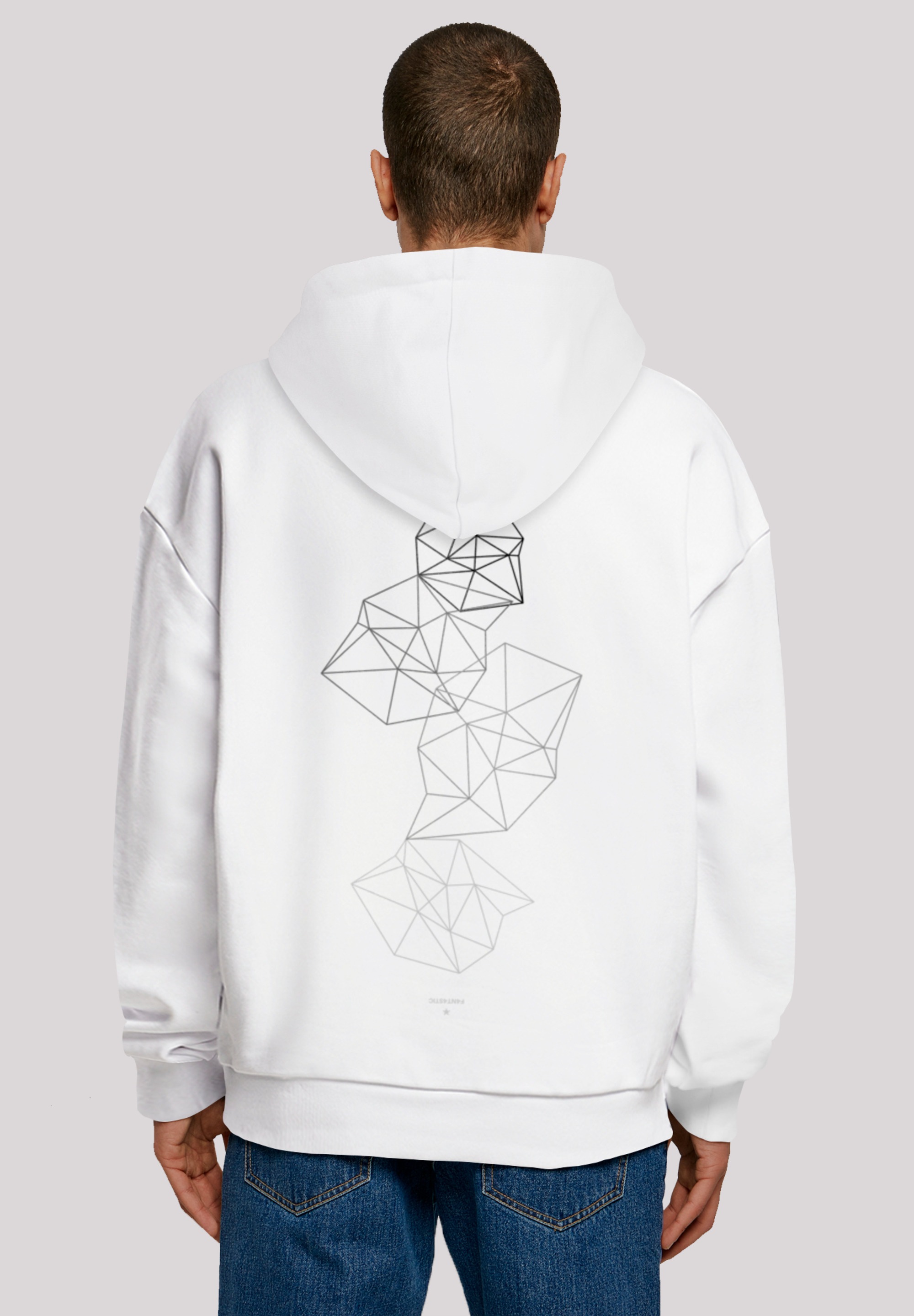 F4NT4STIC Kapuzenpullover "Geometrics Abstract", Print