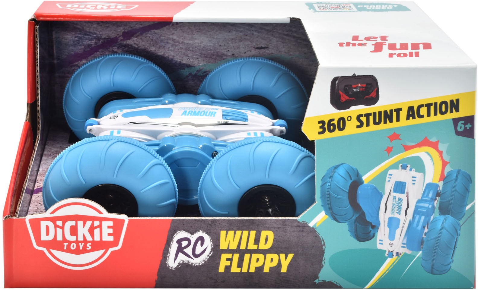 Dickie Toys RC-Buggy »RC Auto Wild Flippy, blau«