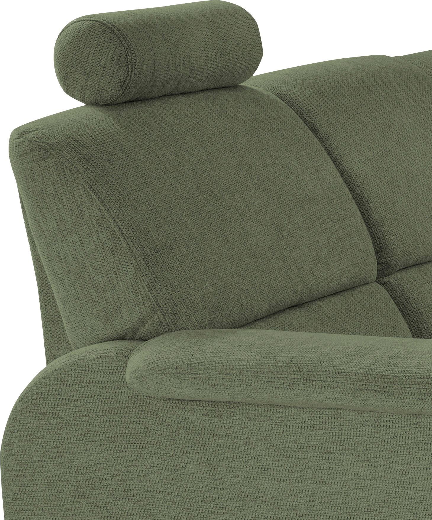 Home affaire Ecksofa »Pisa L-Form, mit Schlaffunktion, Stauraum, 2x höhenverstellbare«, Kopfstützen und Relaxfunktion im Eckelement
