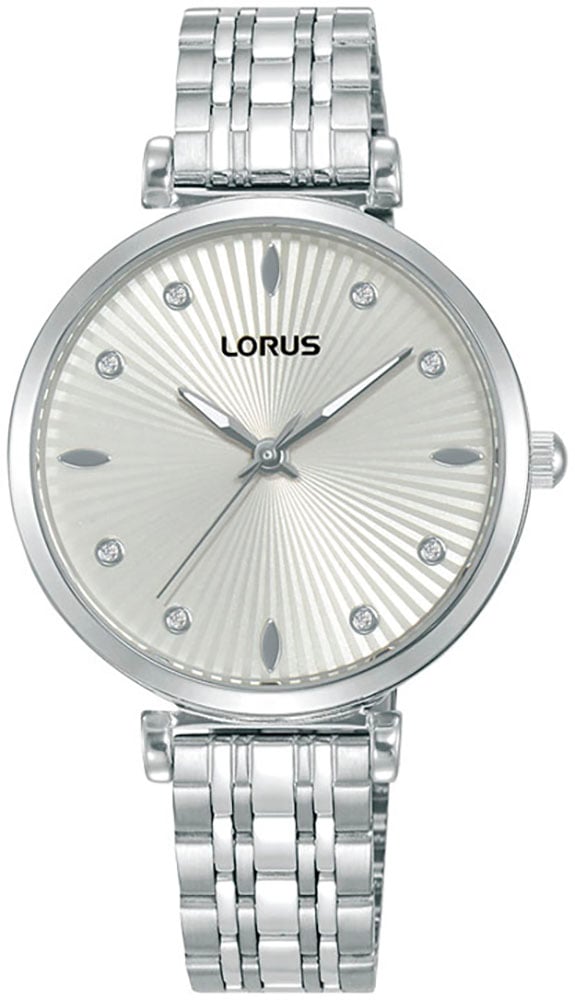 LORUS Quarzuhr »Women«, Armbanduhr, Damenuhr, Edelstahlarmband, analog, Glaskristalle