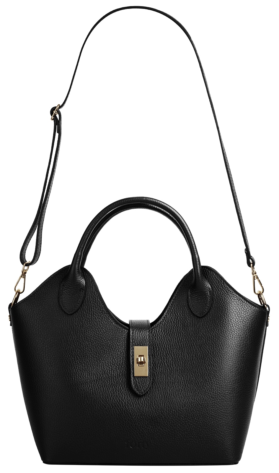 forty° Shopper »LANVERRA - M« echt Leder, Made in Italy