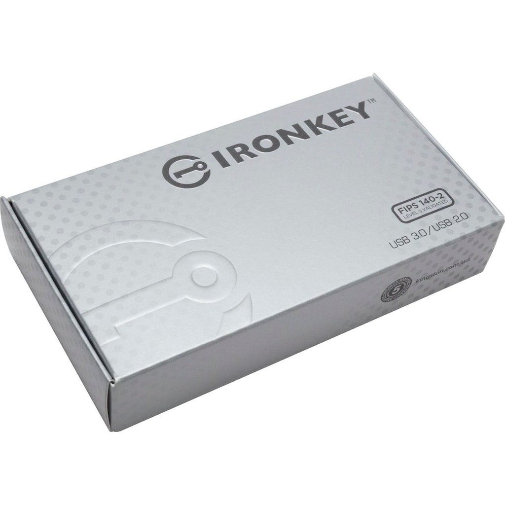 Kingston USB-Stick »IRONKEY D300S 8GB«, (USB 3.1 Lesegeschwindigkeit 165 MB/s)