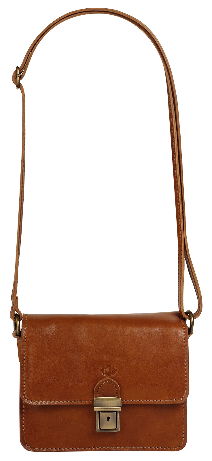 Piké Umhängetasche, echt Leder, Made in Italy
