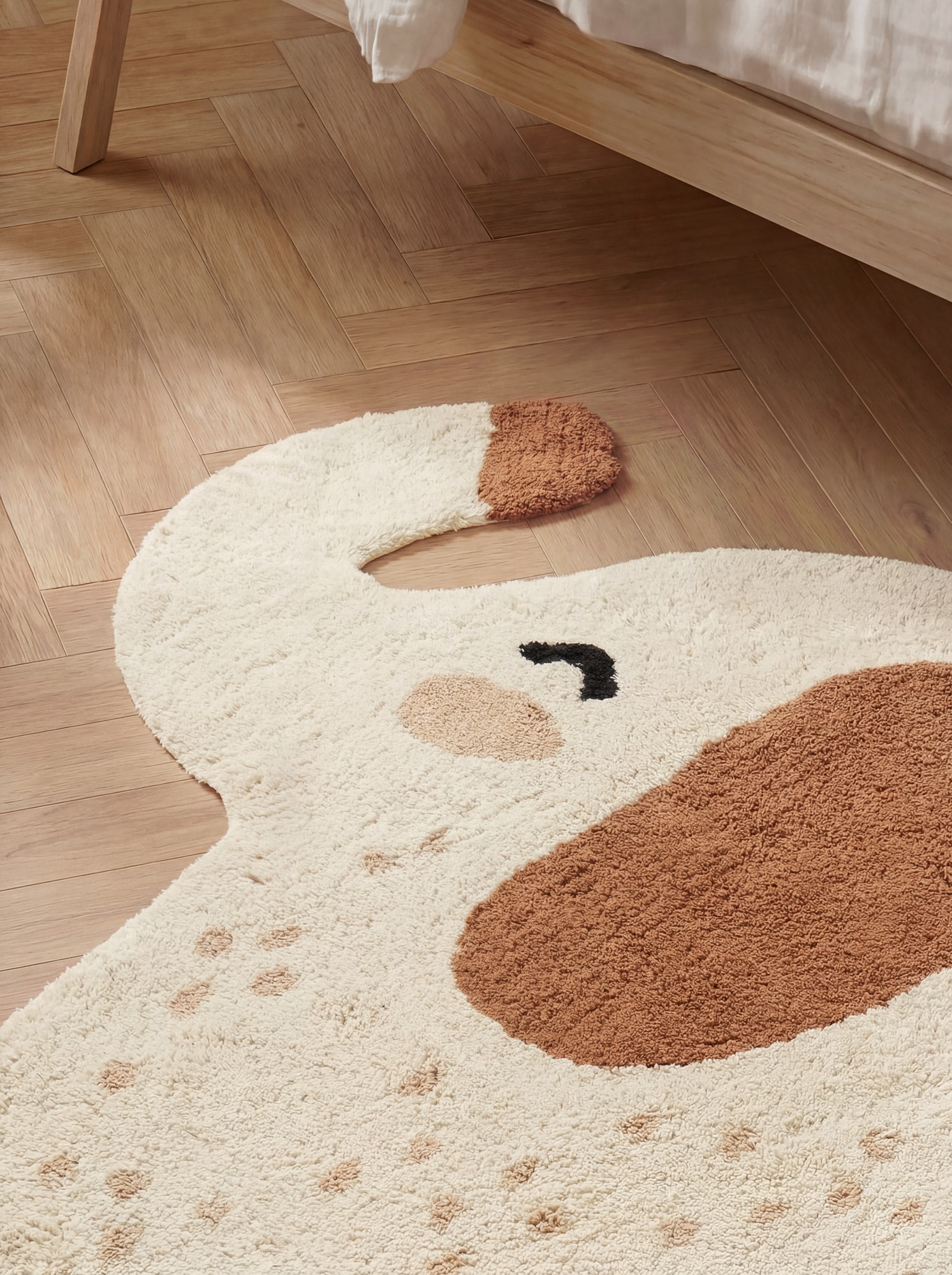 HANSE Home Kinderteppich »Emmi« Motivform 10 mm Höhe Waschbar, Handgemacht, Weich, Rutschfest, Spielteppich Kinderzimmer