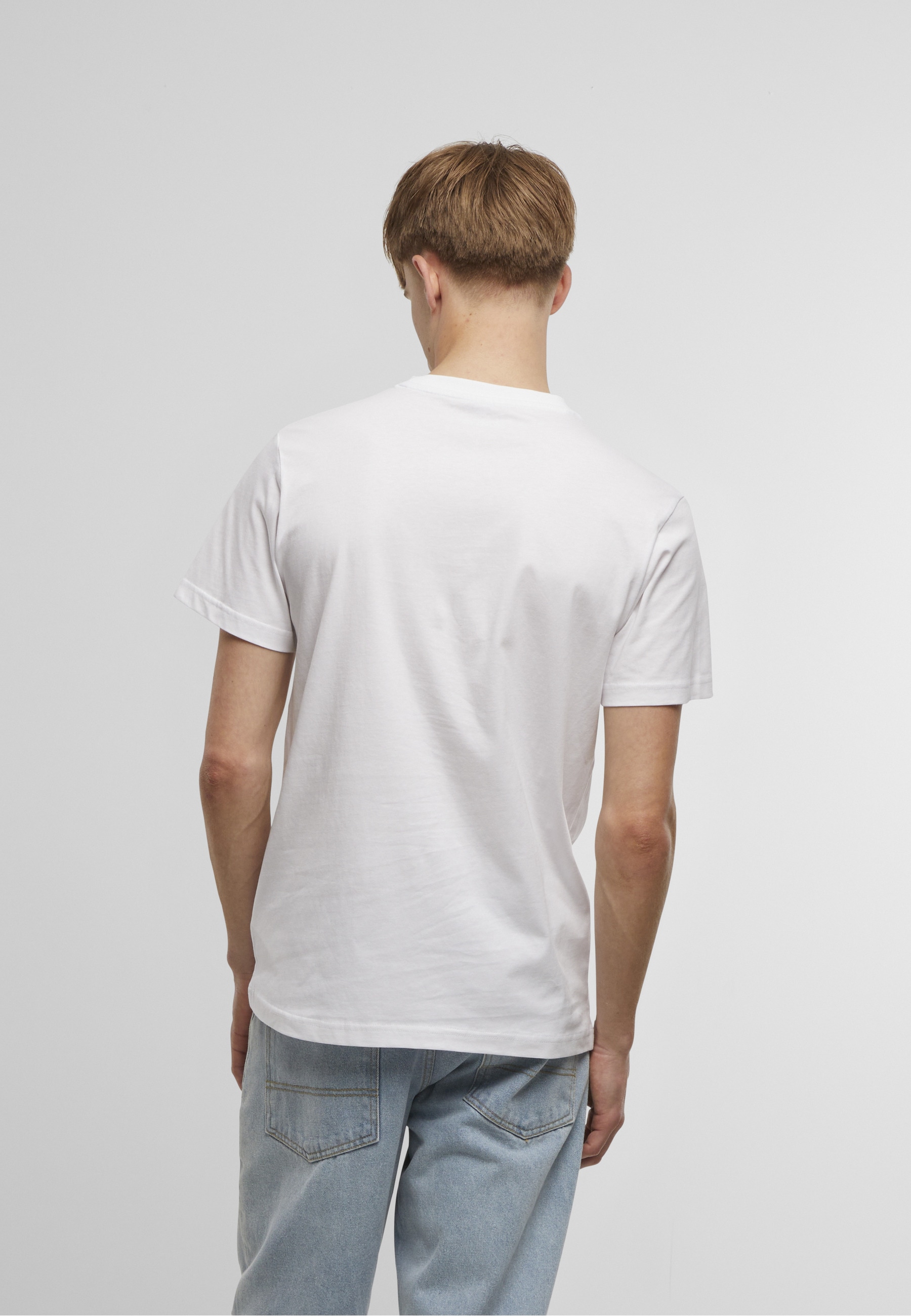 MisterTee T-Shirt »MisterTee Herren Good Vibes Drink Tee EMB« 1 Stk.