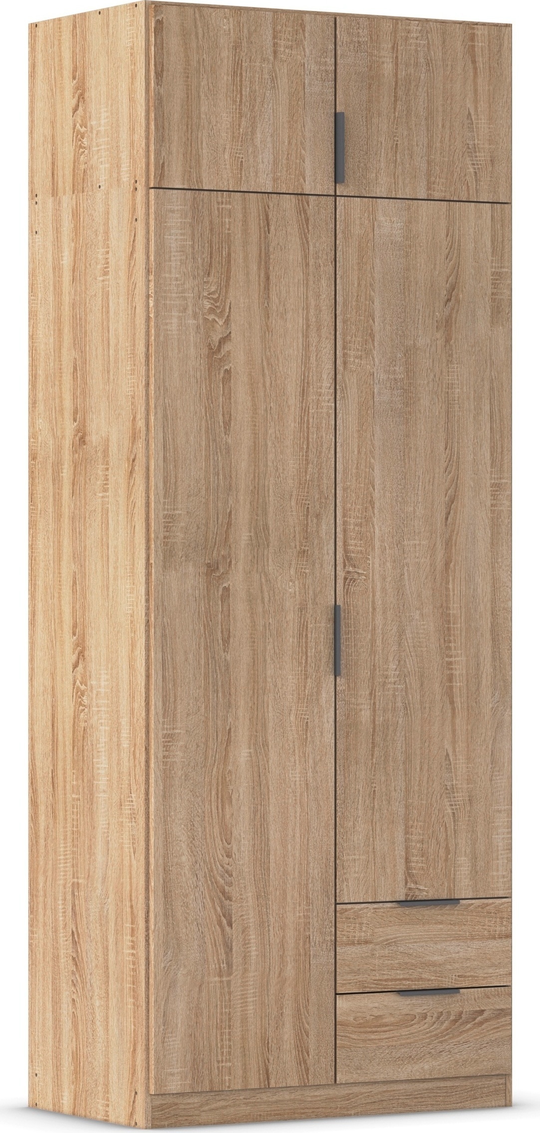 rauch Kleiderschrank "Drehtürenschrank Schrank Garderobe Ankleide Schlafzimmer LAGOA" 3 verschiedene Ausstattungen BASIC/CLASSIC/PREMIUM (inkl. SOFT-CLOSE), mit geräumigen Schubladen, optional mit Aufsatz MADE IN GERMANY