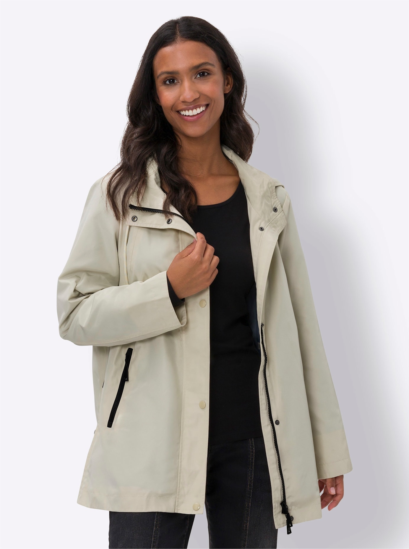 heine Outdoorjacke, mit Kapuze