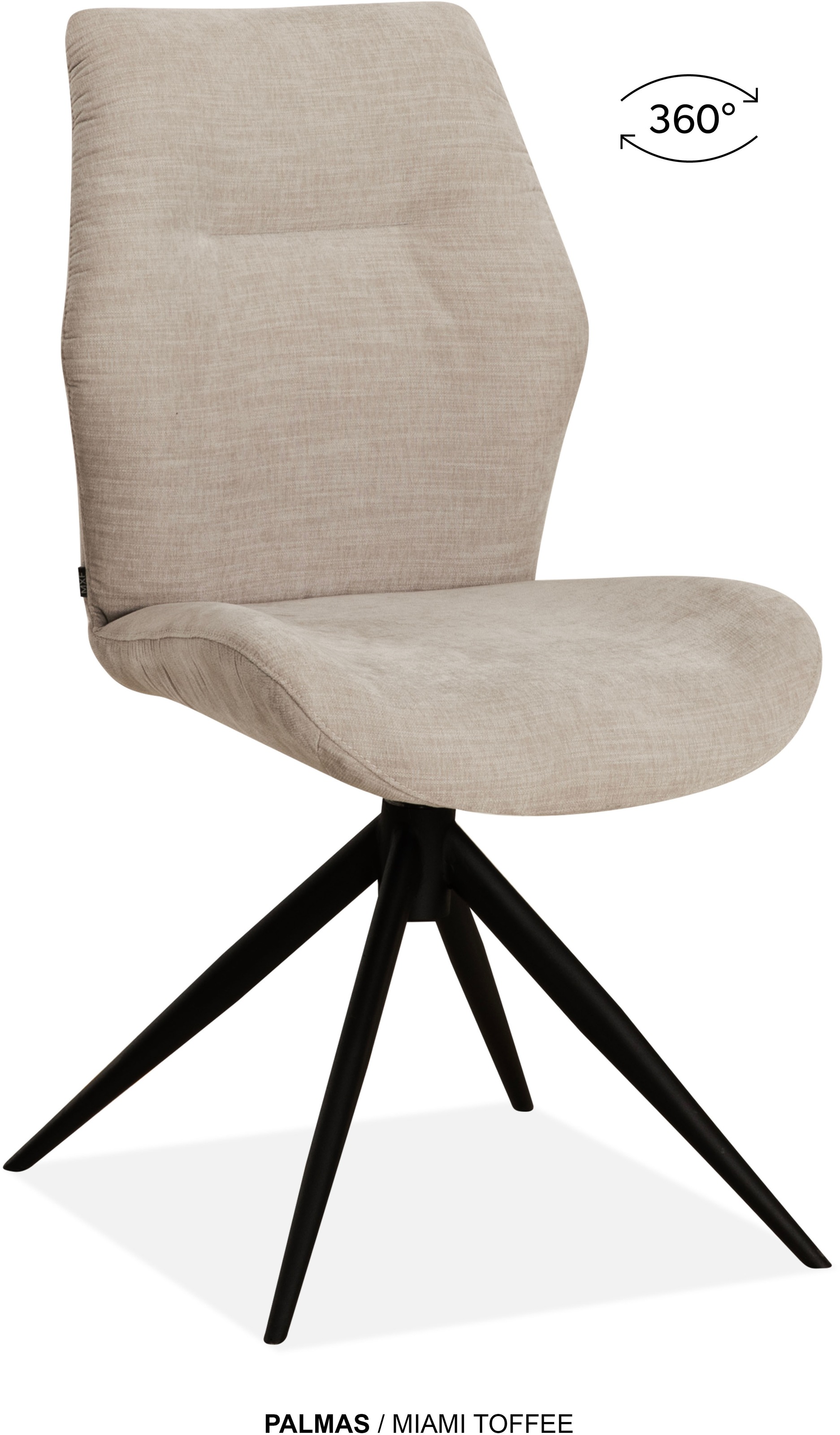 OMG Design Esszimmerstuhl »Palmas« (Set) 2 Stk.Drehstuhl mit auto-return, Moderner Bezug