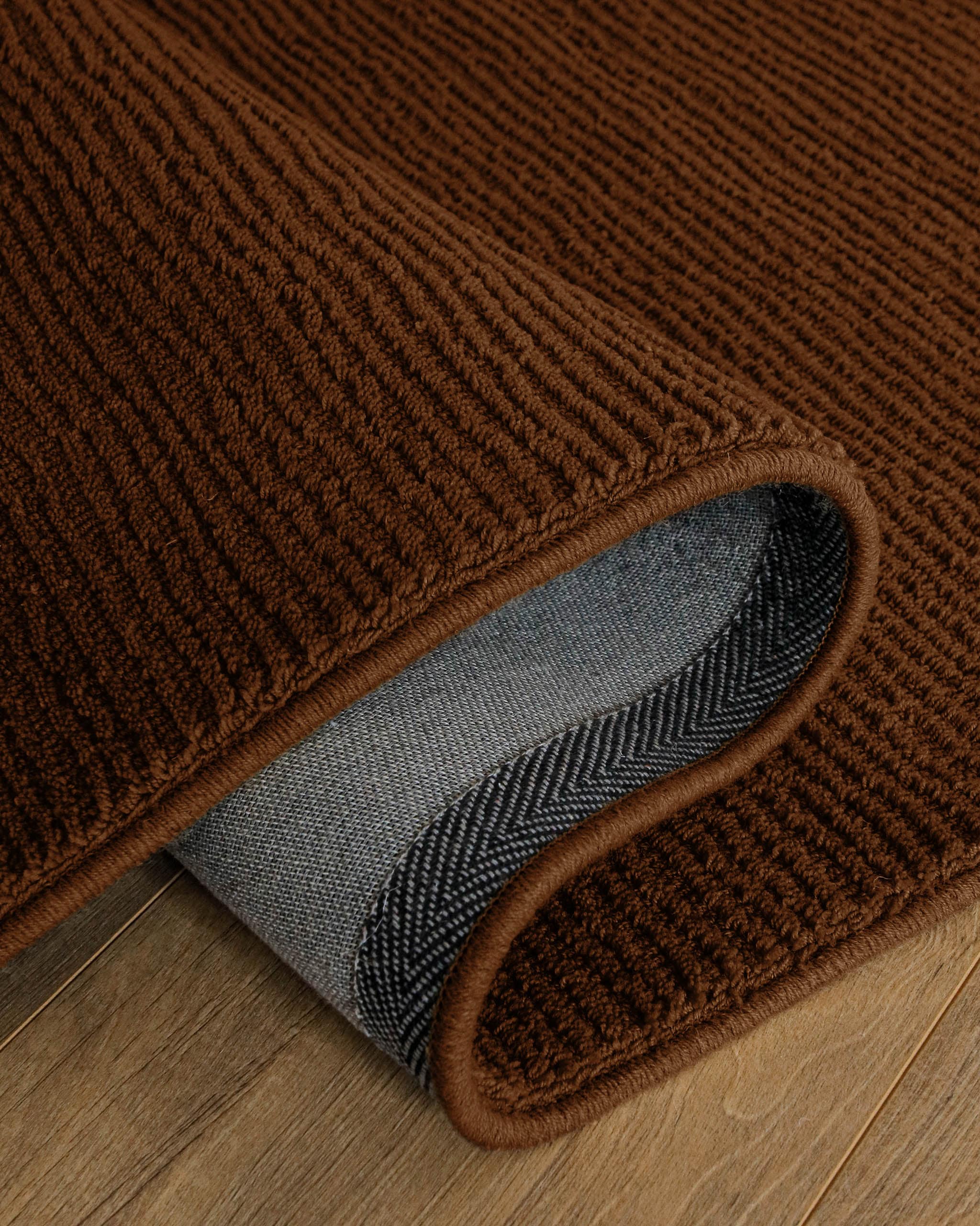 Wecon home Teppich »Castello ONE« rechteckig 7 mm Höhe Schurwolle, Kurzflor mit Hoch-Tief-Effekt, Wohnzimmer, Streifenmuster