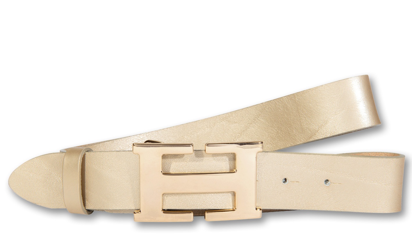 Silbergift Koppelgürtel "Koppelgürtel mit stylisch goldfarbener Designschli günstig online kaufen