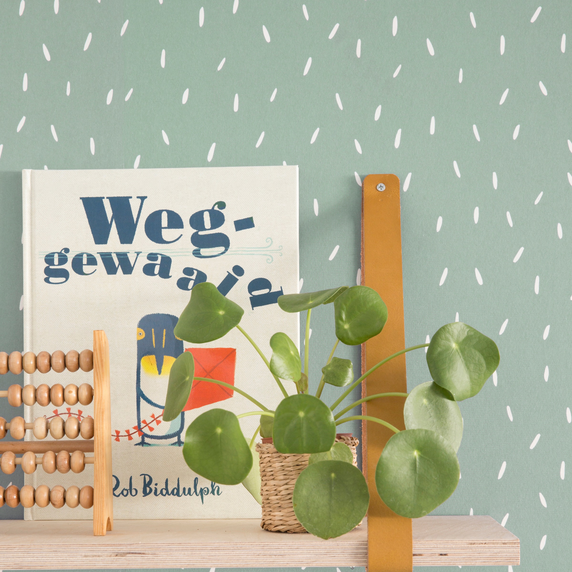 LITTLE DUTCH Vliestapete »Sprinkles«, Mint - 10mx53cm