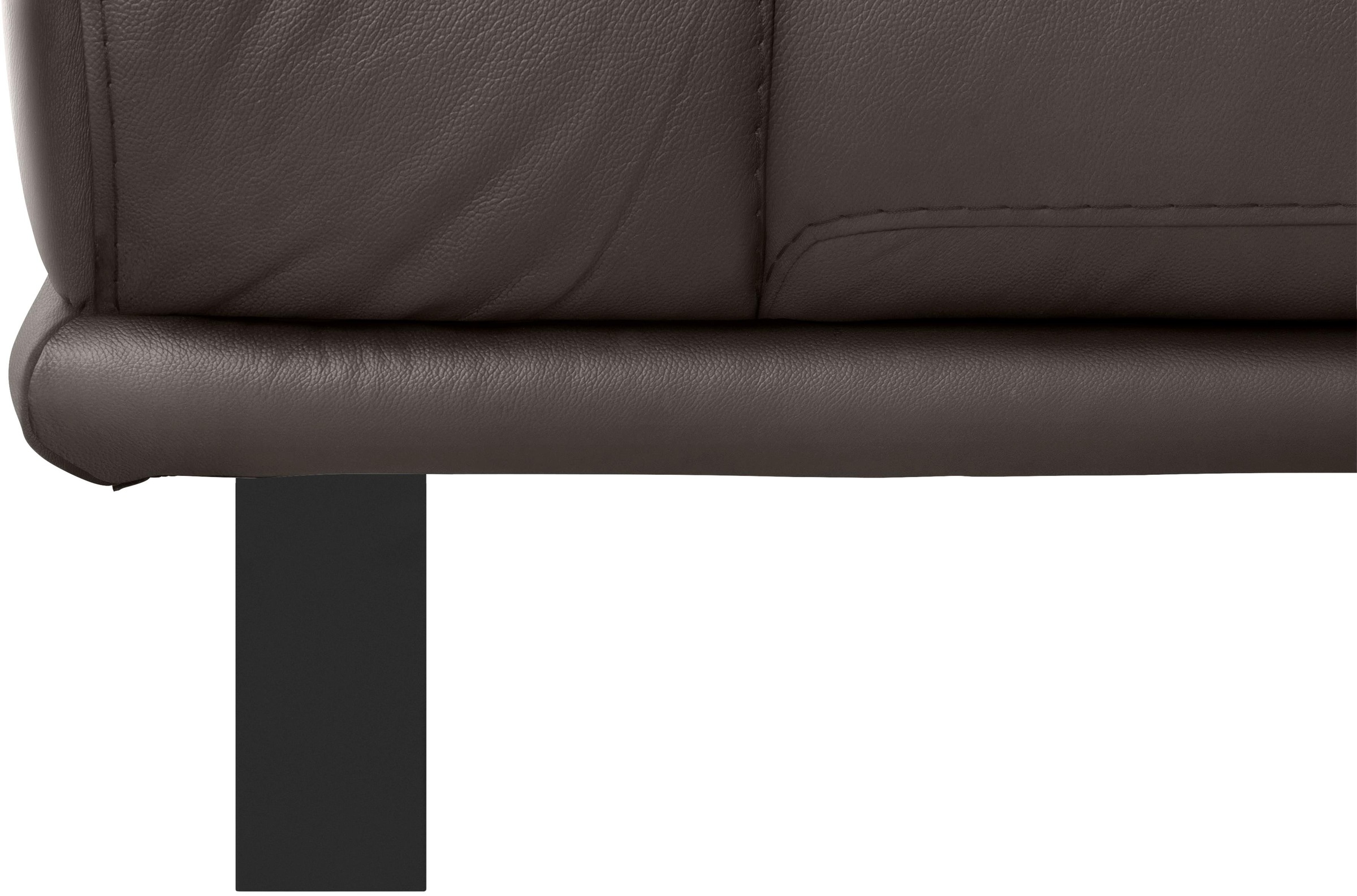 W.SCHILLIG 2-Sitzer »montanaa Designsofa mit erstklassigem Sitzkomfort, Federkern« mit Metallkufen in Schwarz pulverbeschichtet, Breite 192 cm