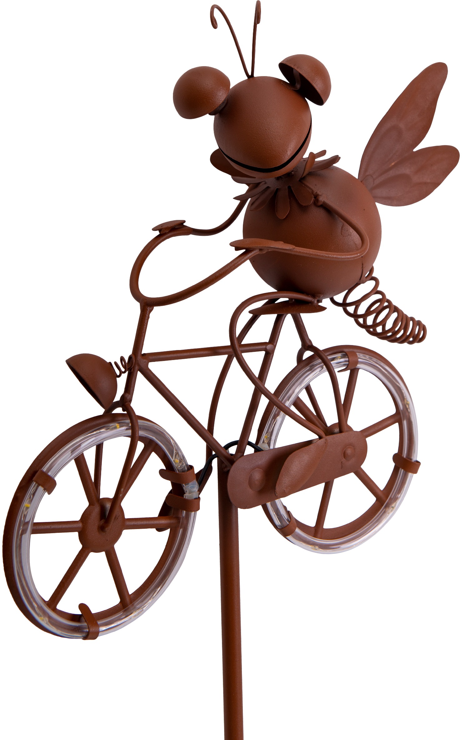 näve LED Solarleuchte "Borella" 1 Stk. Warmweiß LED Solar Erdspieß,braun,wa günstig online kaufen