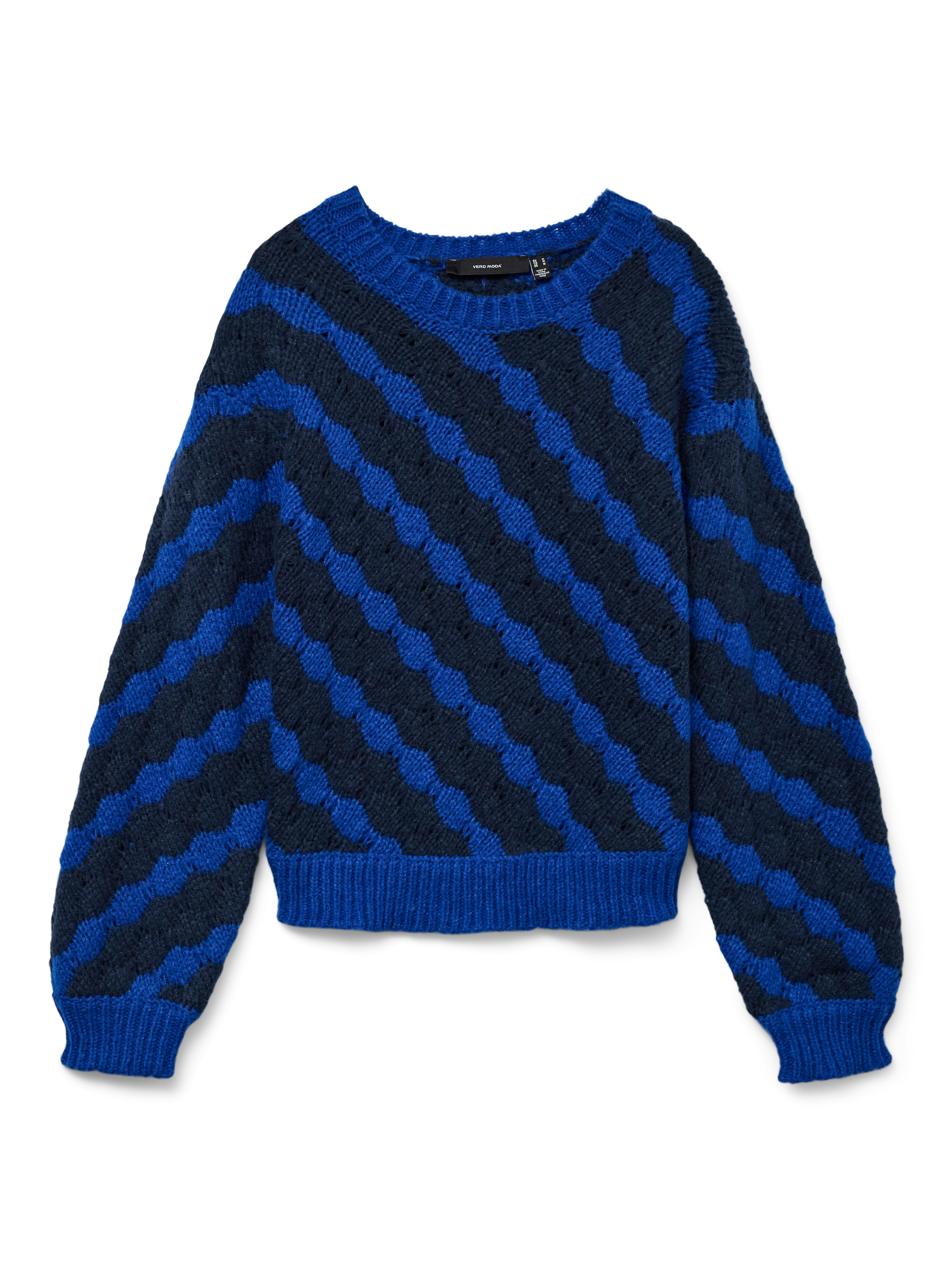 Vero Moda Strickpullover »VMBUBLY LS O-NECK PULLOVER BOO«