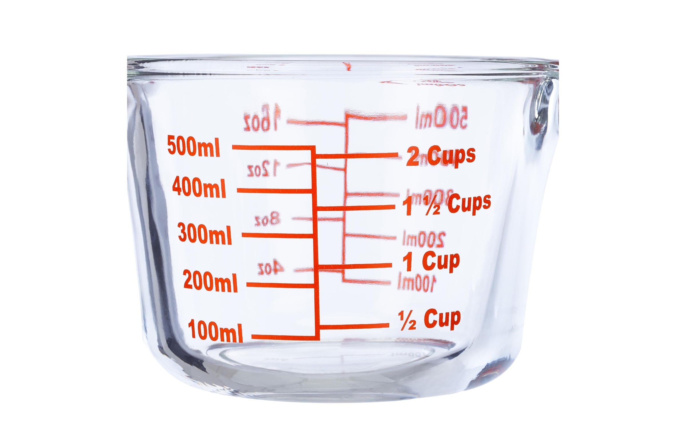 relaxdays Messbecher »500 ml« Glas 1 Stk. tlg.
