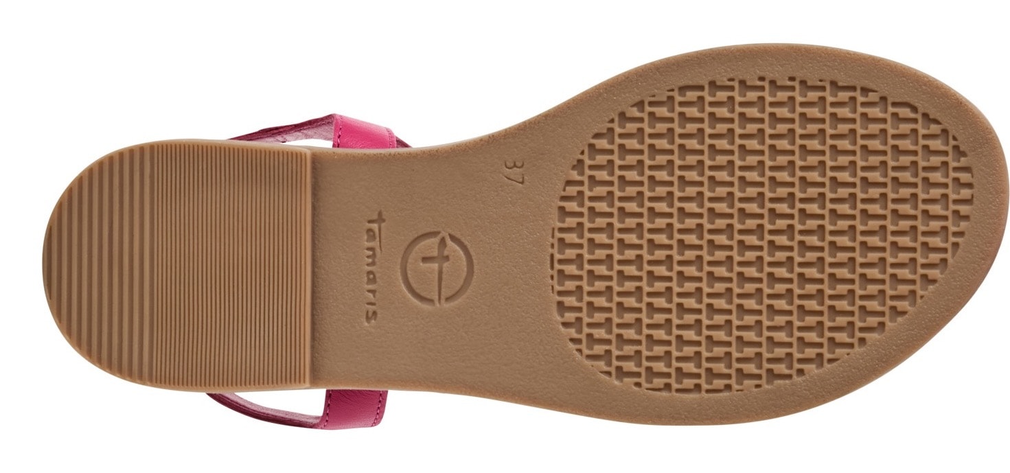 Tamaris Riemchensandale, Sandalette, Sommerschuh mit Riemchen in Flechtoptik