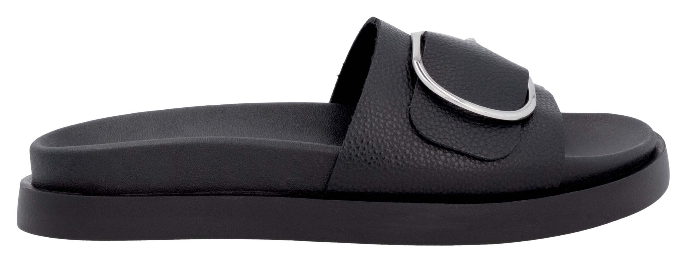 RIEKER Sport Pantolette, Sommerschuh, Strandschuh, Urlaubschuh, Hausschuh mit Zierschnalle