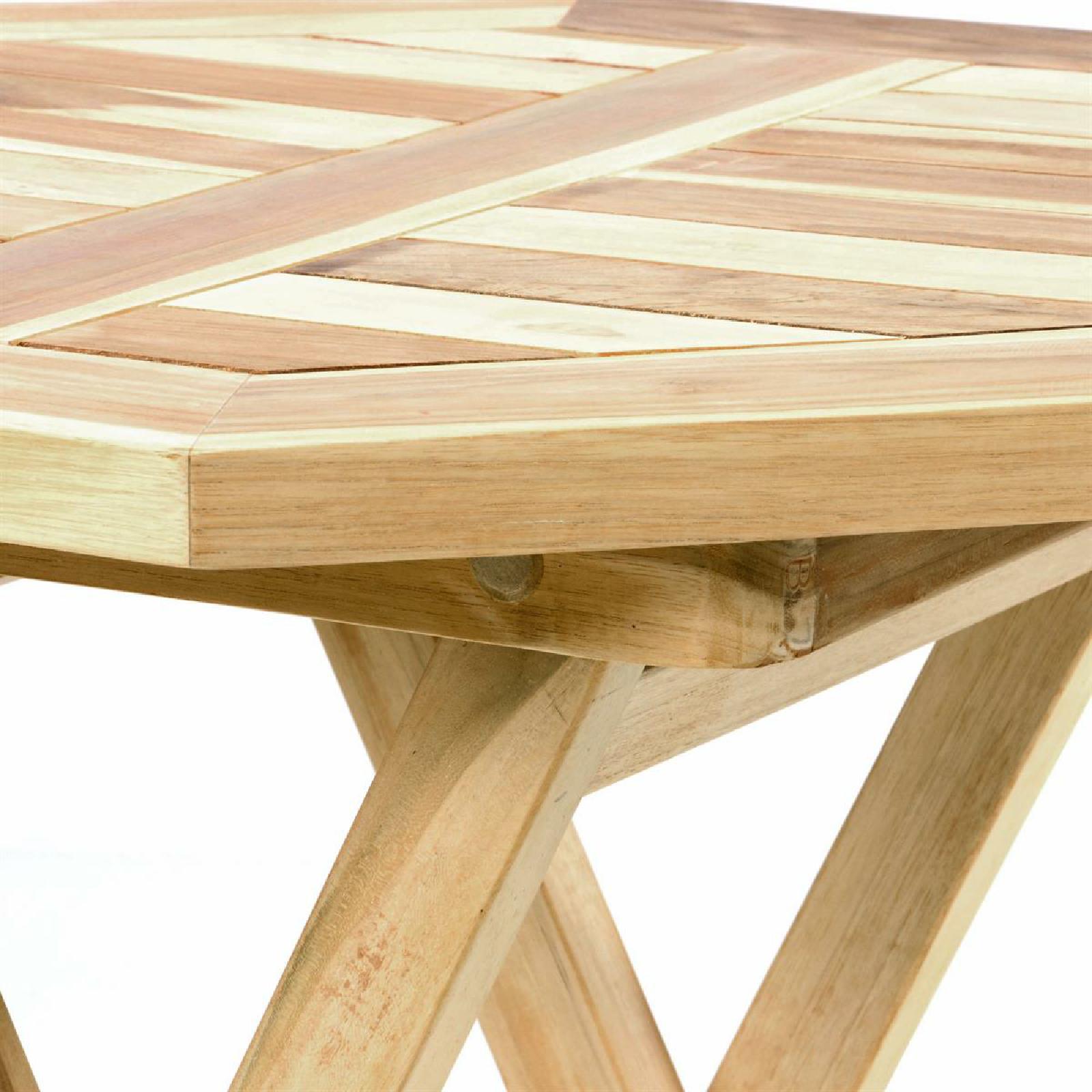 Thumbnail - VCM Gartentisch "Balkontisch Gartentisch Beistelltisch natur Teak"