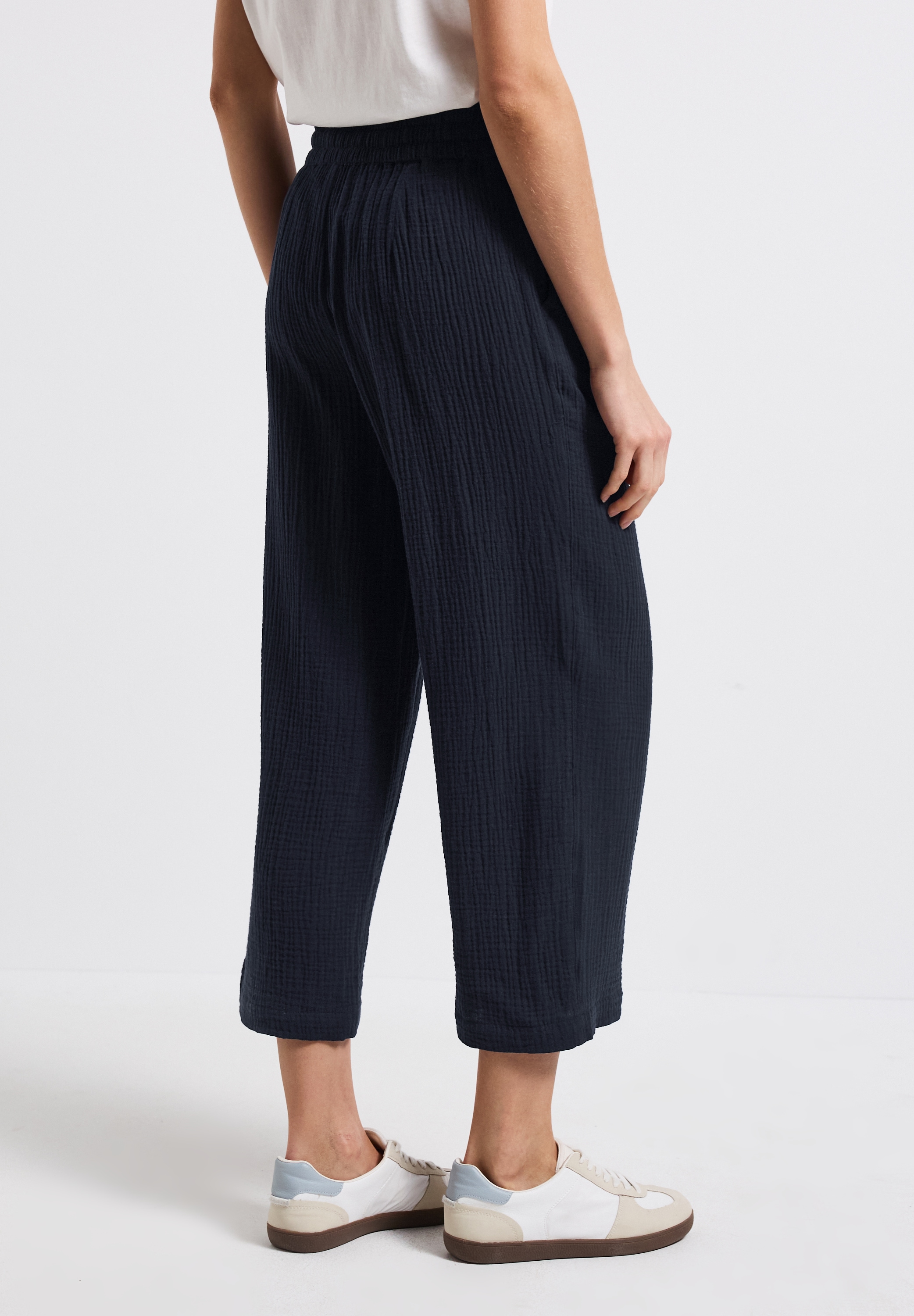 STREET ONE Stoffhose, High Waist