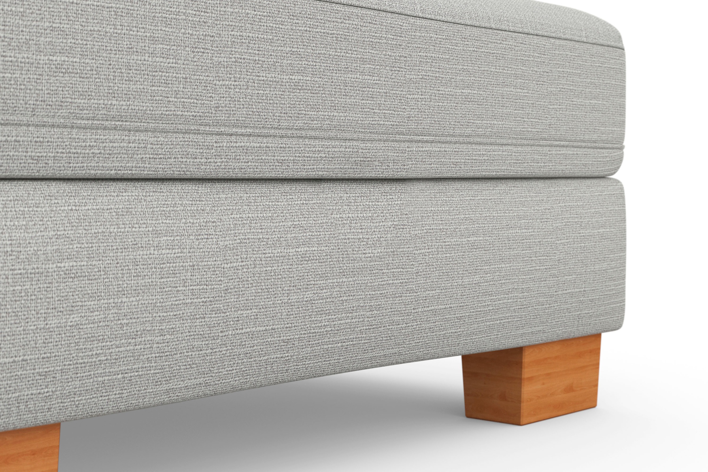 sit&more Ecksofa »Dundee L-Form«, mit Federkern und Massivholzfüßen, wahlweise mit Kopfteilverstellung