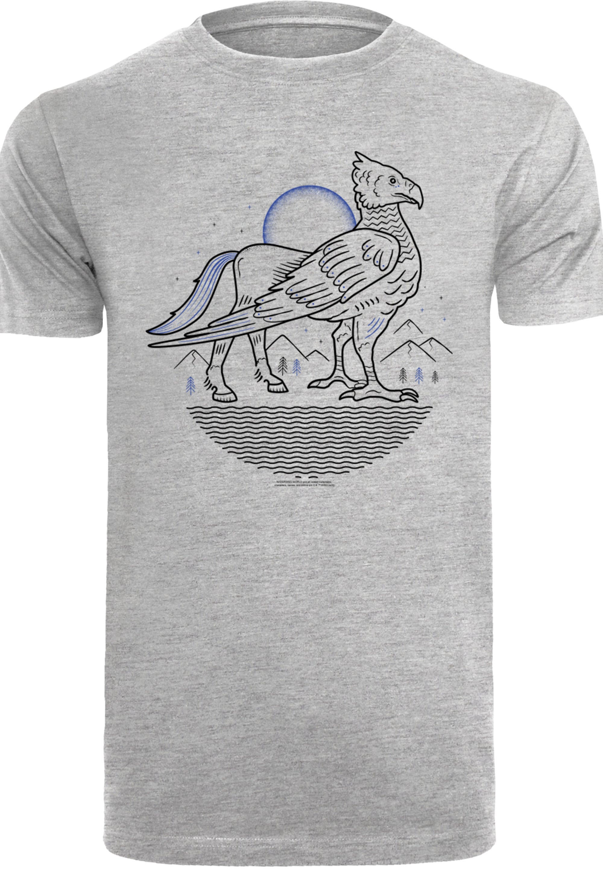 F4NT4STIC T-Shirt »Harry Potter Buckbeak Line Art«, Print
