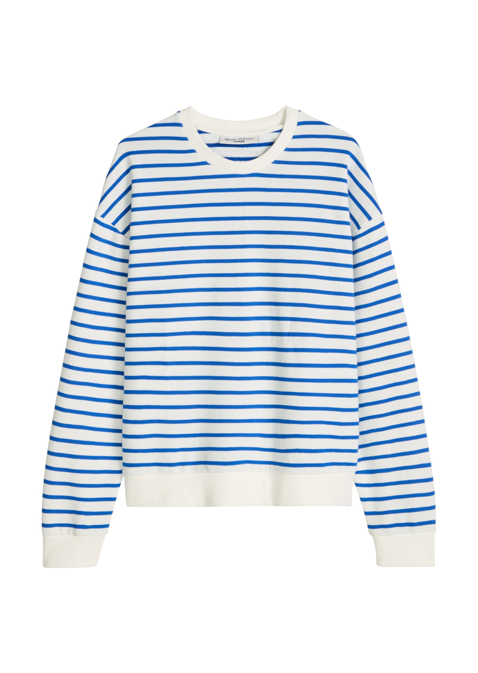 Marc O'Polo DENIM Sweatshirt , oversize fit, aus reinem Organic Cotton, mit Frottee-Innenseite
