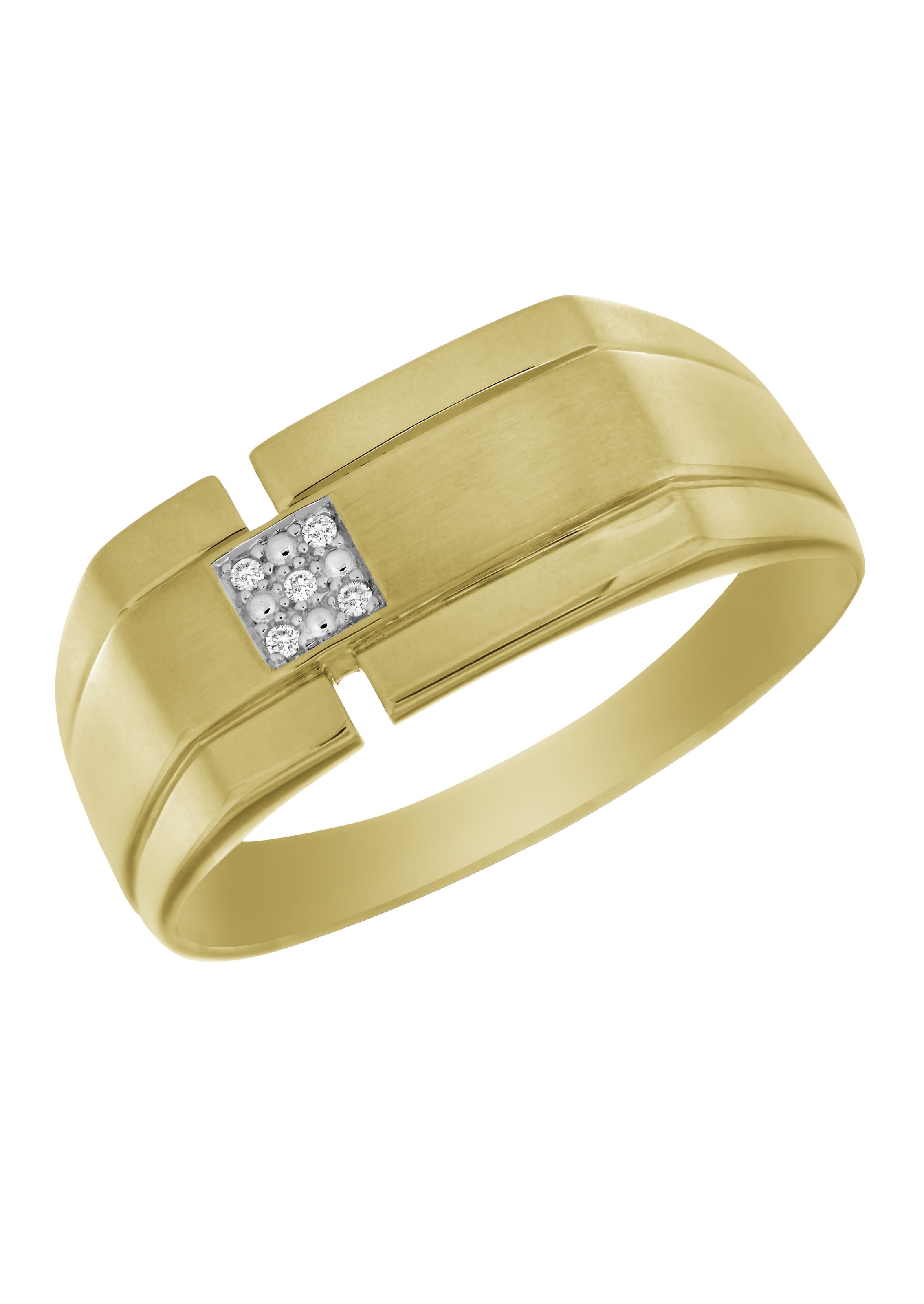 Siegelring »Schmuck Geschenk Gold 333 Herrenring Fingerring Goldring«, mit Brillanten