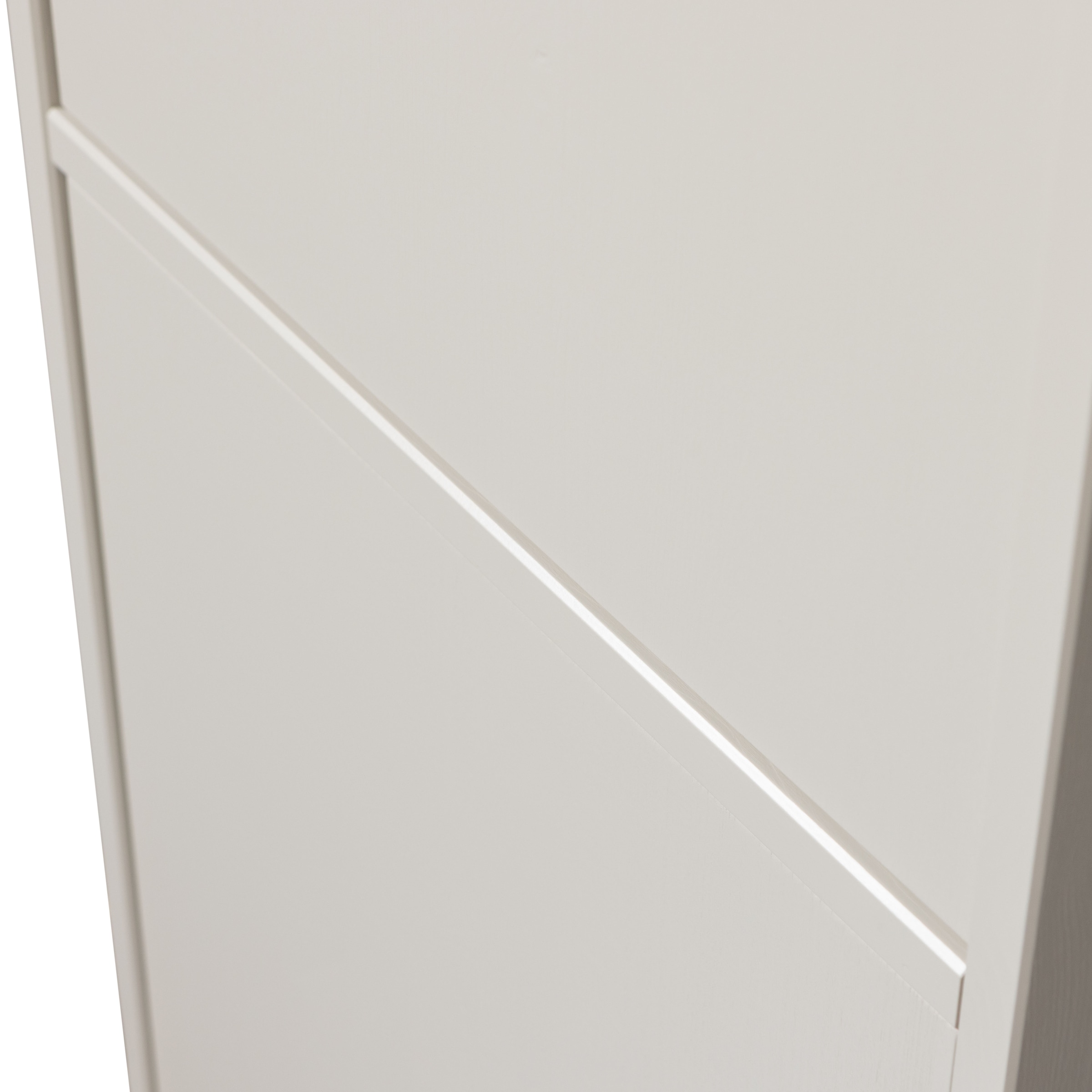 WOOOD Mehrzweckschrank »Meggy Kiefernholz Druckmechanismus, sichtbare Maserung 55x40x215 cm« Tragkraft 10 kg pro Boden, Tür beidseitig montierbar