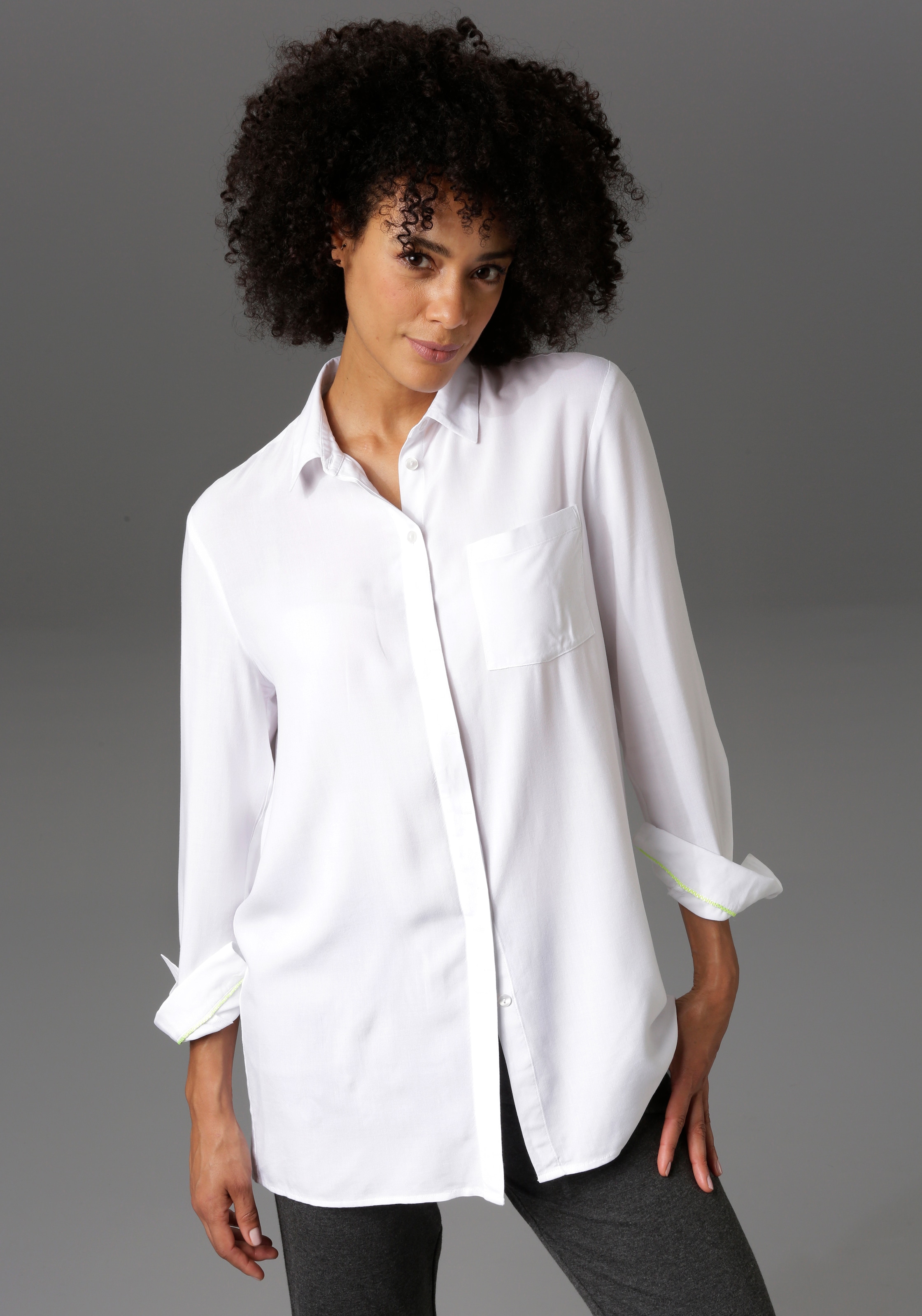 Aniston CASUAL Longbluse, mit 