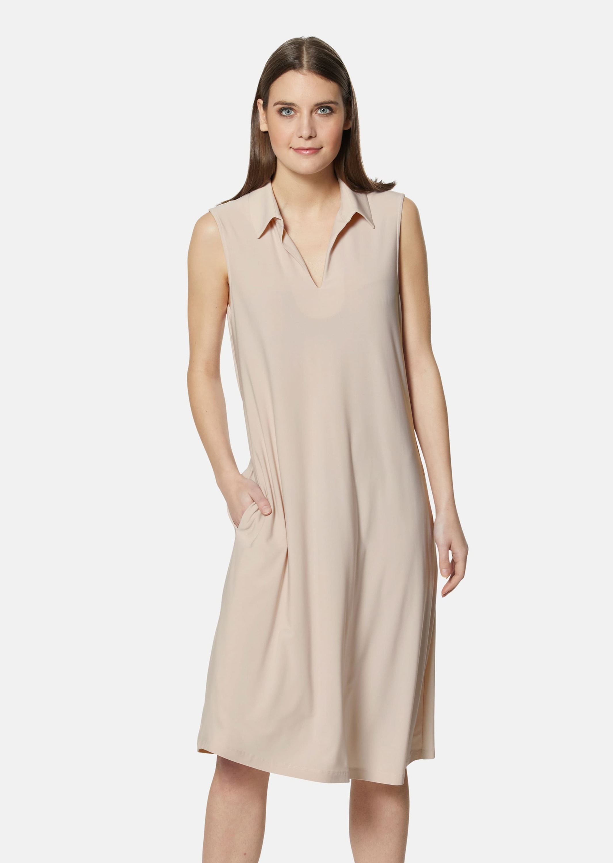 MADELEINE Sommerkleid "Kleid Ärmelloses Kleid mit Hemdkragen" günstig online kaufen