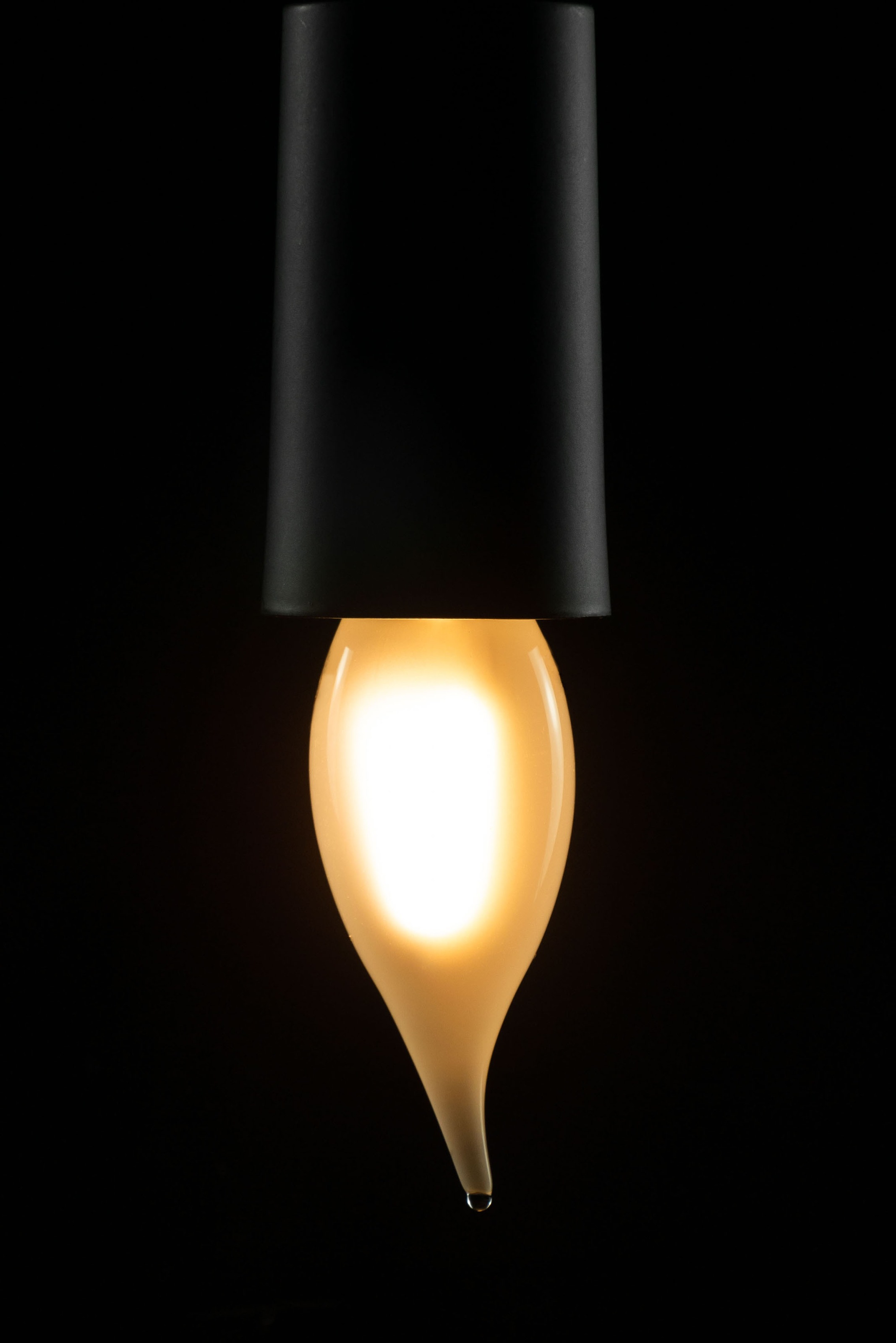SEGULA LED-Leuchtmittel »Vintage Line«, E14, 1 St., Warmweiß, dimmbar, Kerze Windstoß matt, E14