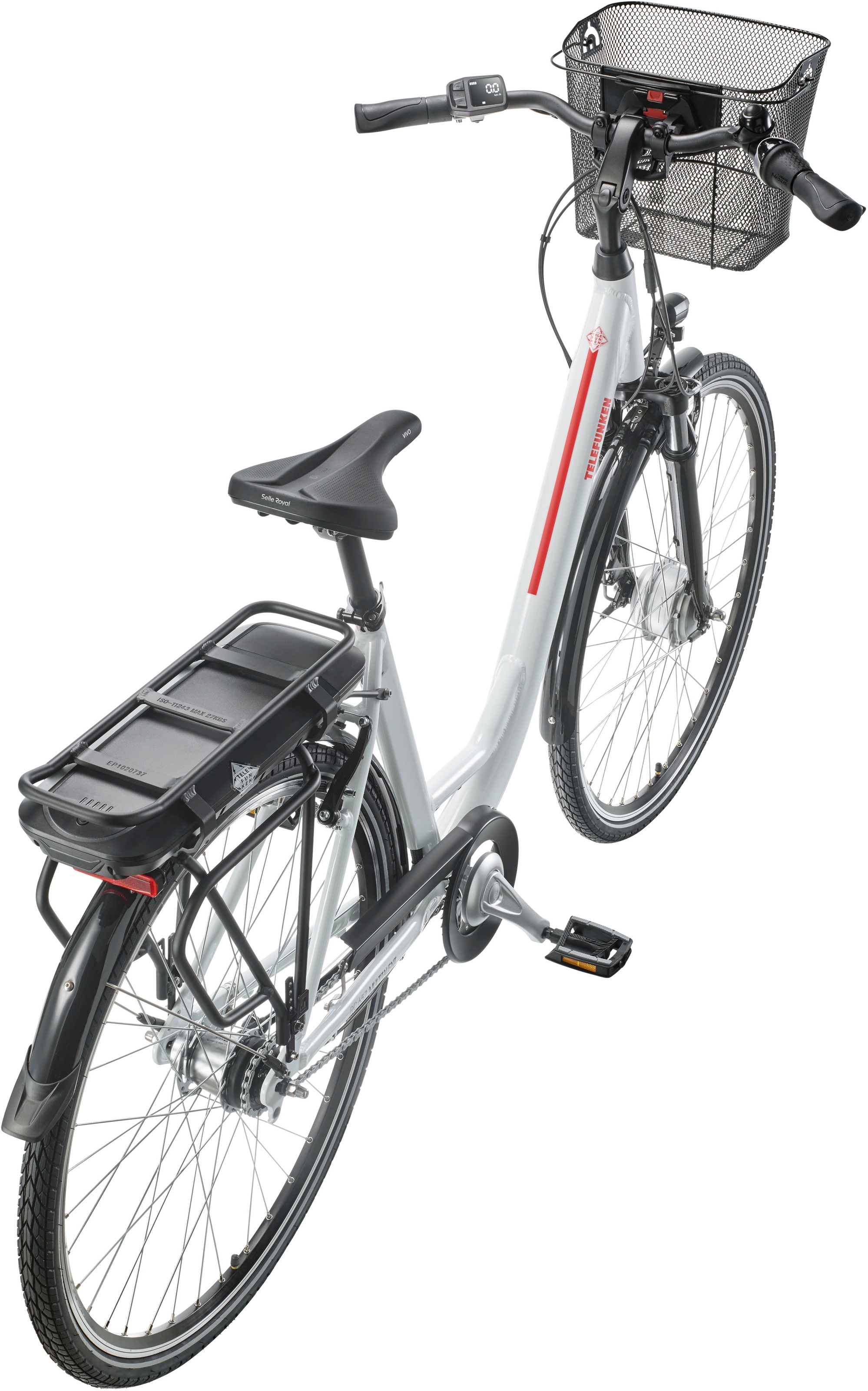 Telefunken E-Bike »Multitalent RC657«, 7 Gang, Shimano, Nexus, Frontmotor 250 W, Pedelec, Elektrofahrrad für Damen u. Herren