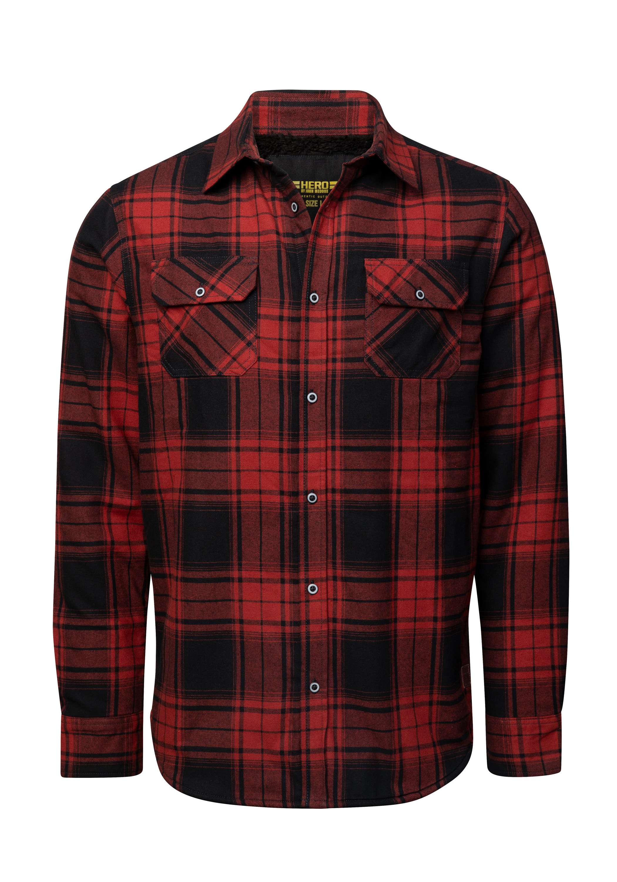 HERO by John Medoox Fleecehemd »HENDRIX Fleecehemd« Regular Fit Casual Fleece für Herren