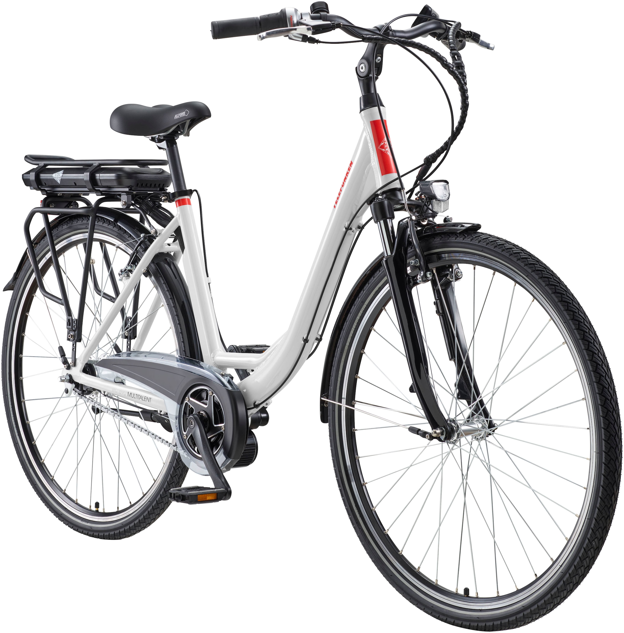 Telefunken E-Bike »Multitalent RC890«, 7 Gang, Shimano, Nexus, Mittelmotor 250 W, Pedelec, Elektrofahrrad für Damen u. Herren