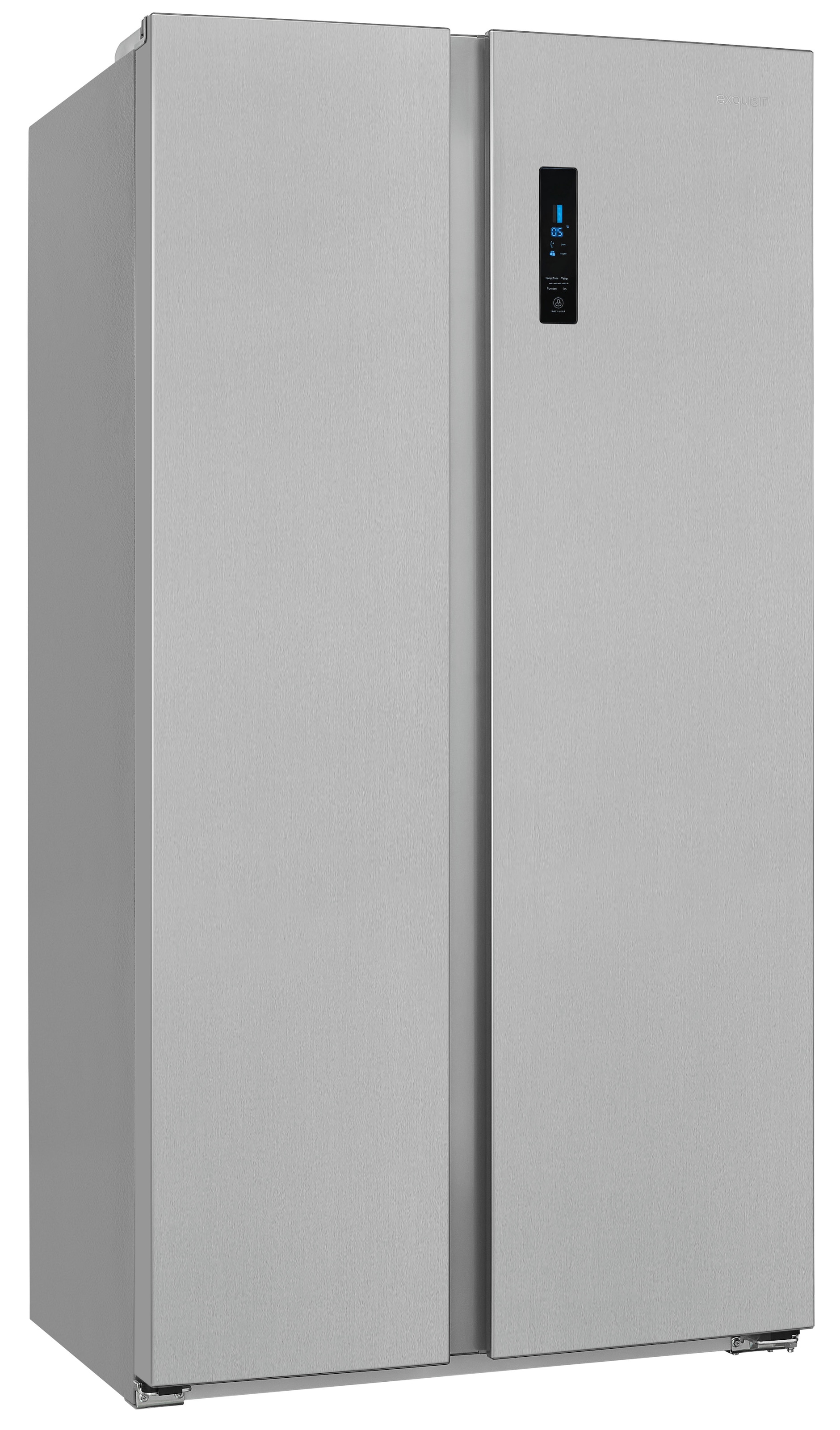exquisit Kühl-/Gefrierkombination »SBS560-050D inoxlook«